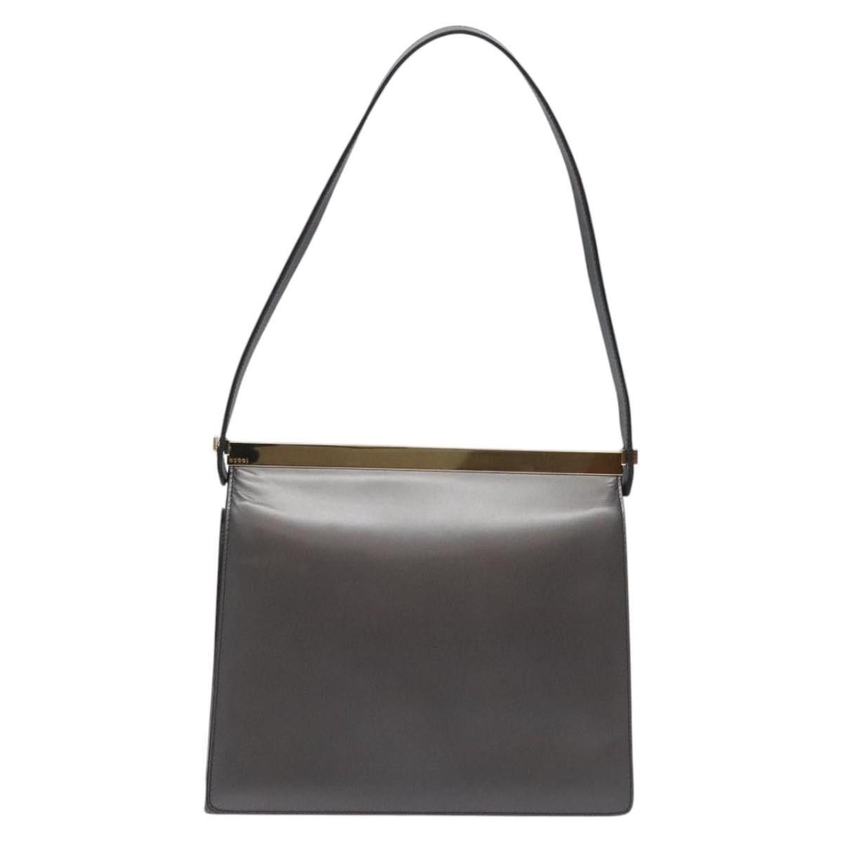 Gucci GUCCI Shoulder Bag Leather Gray Gold Size ONE SIZE - 13 Thumbnail