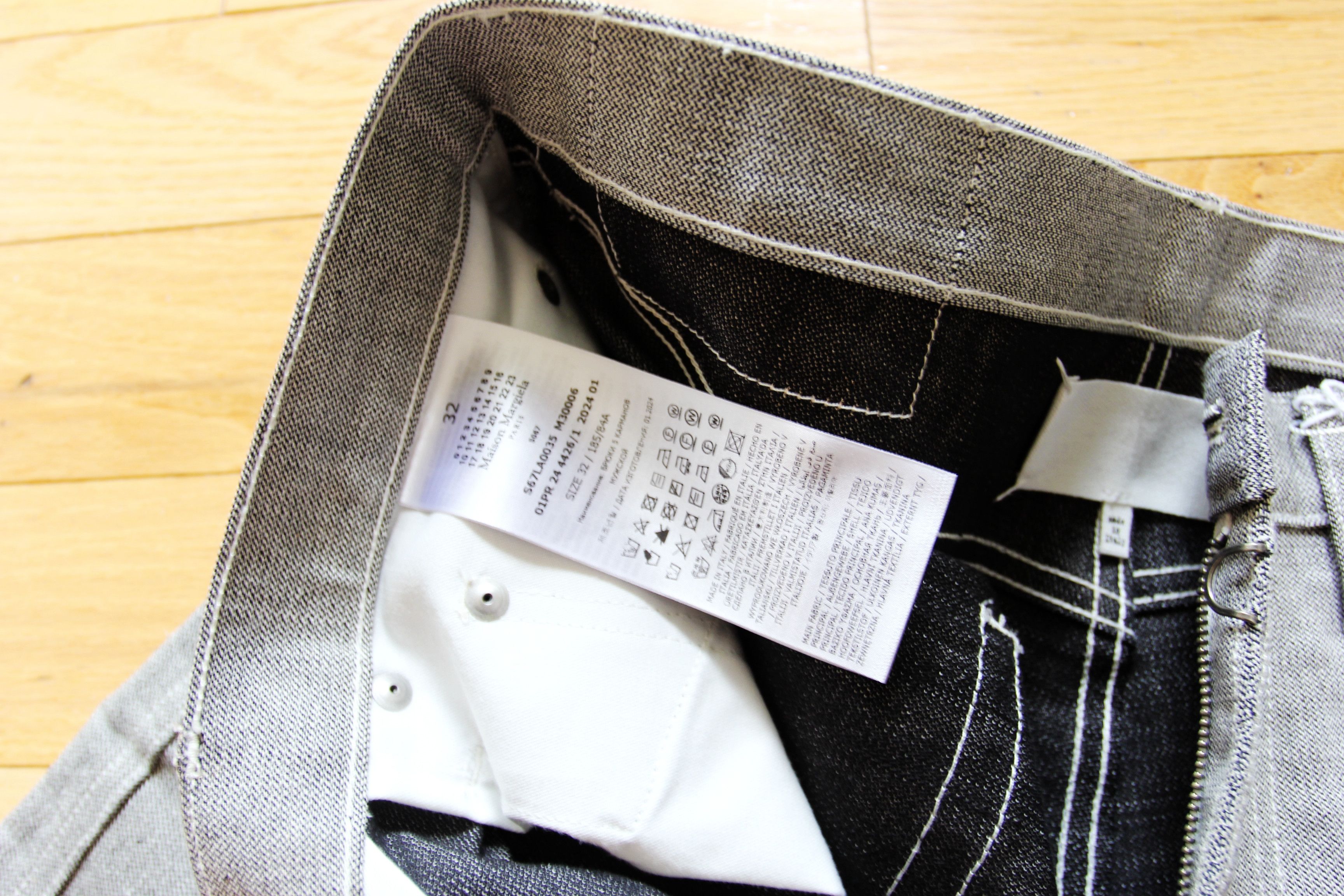 Maison Margiela BNWT SS24 MAISON MARGIELA MELANGE FIVE POCKET PANTS 32 Size US 32 / EU 48 - 10 Thumbnail