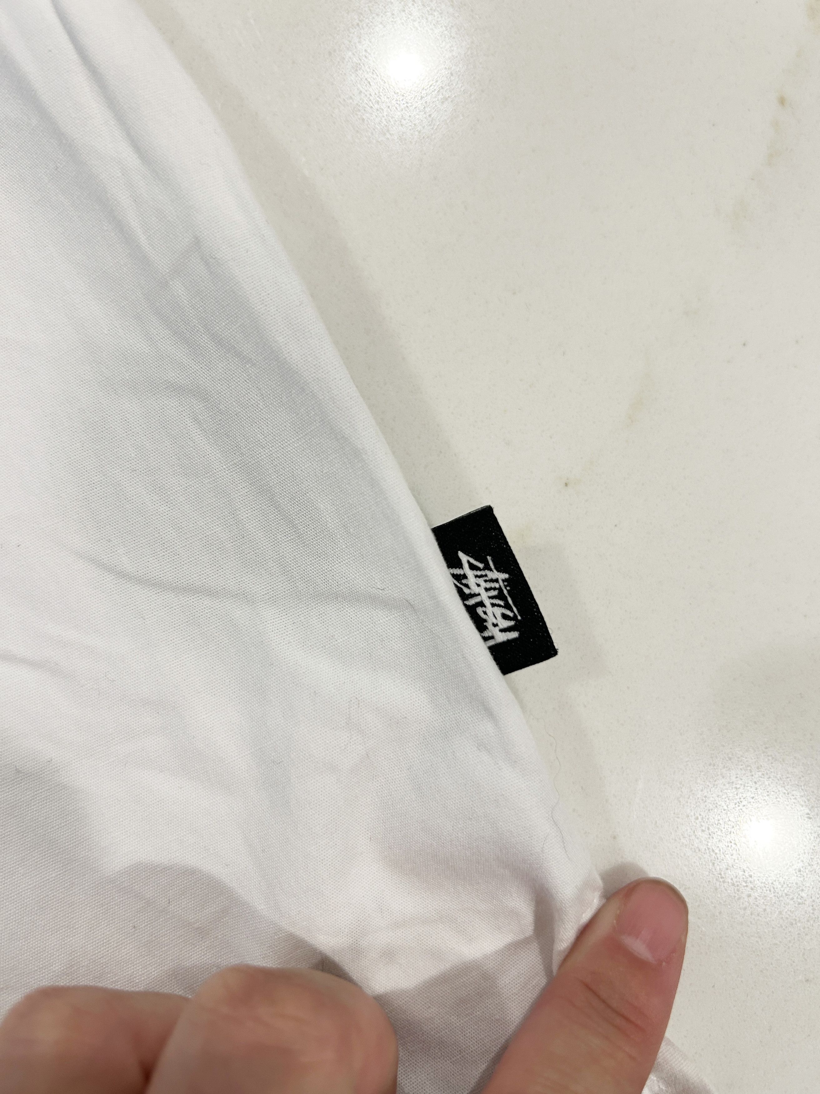 Stussy White Black Dot Shirt Size US M / EU 48-50 / 2 - 2 Thumbnail