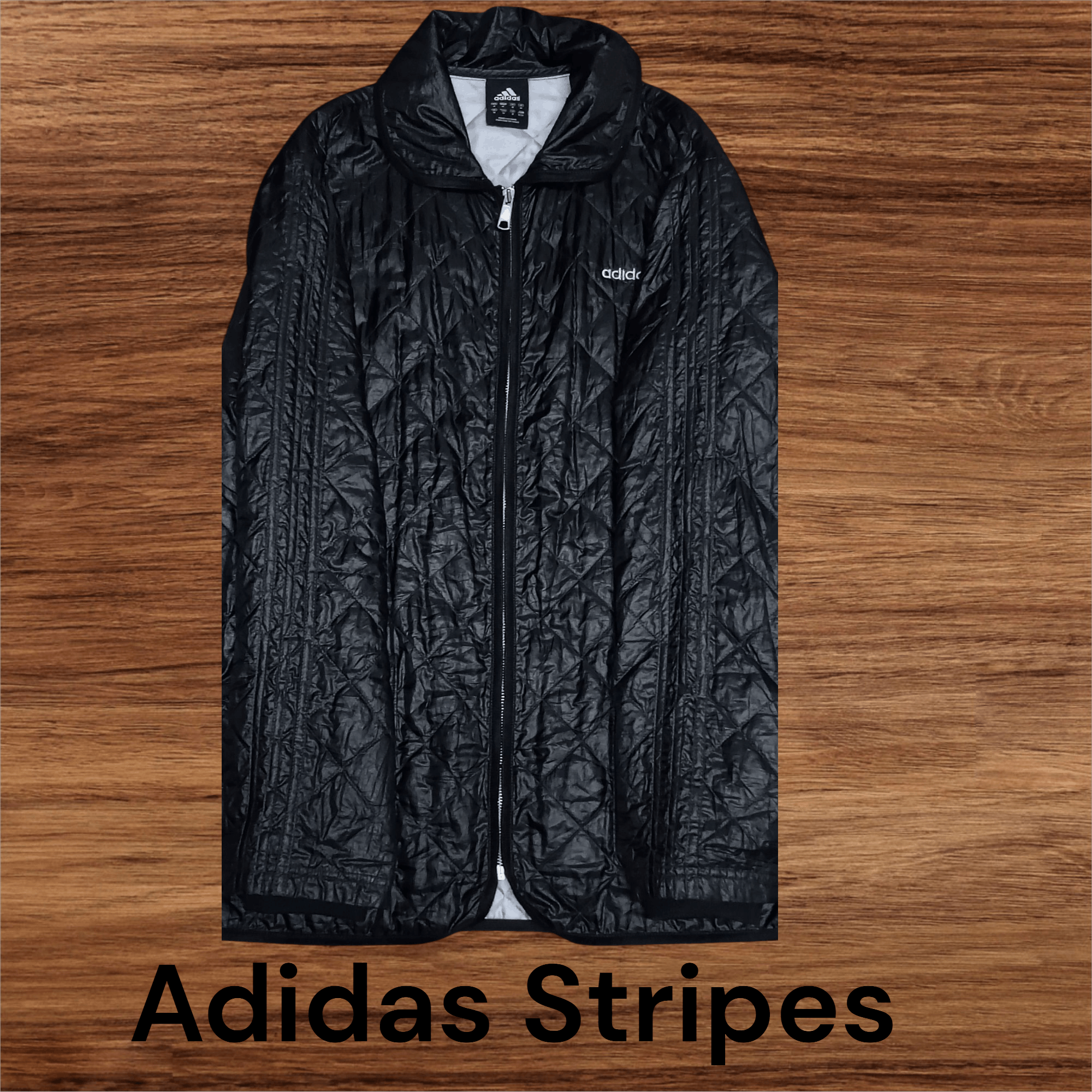 Adidas Adidas Quilted Jacket Size US L / EU 52-54 / 3 - 3 Thumbnail
