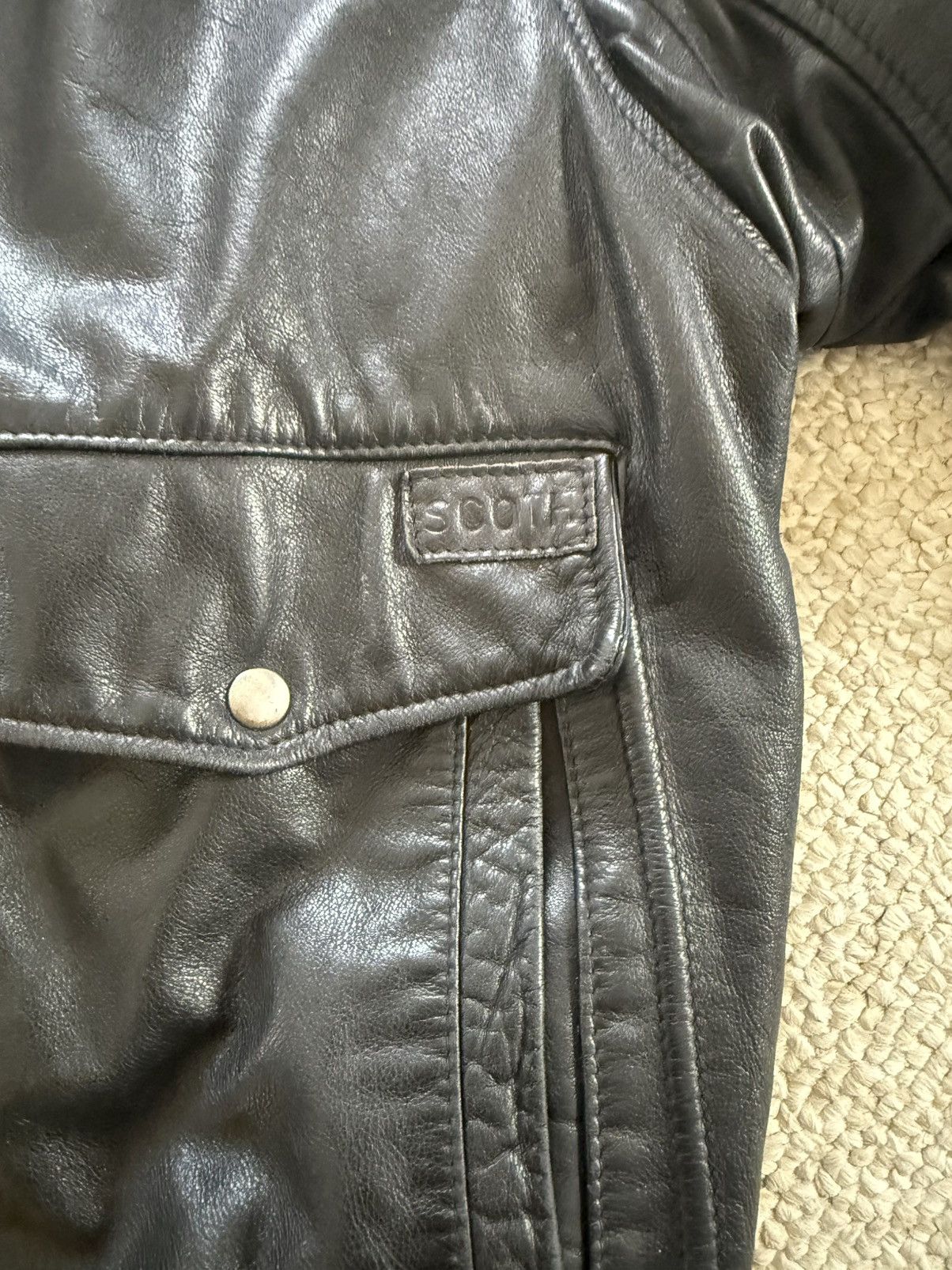 Schott VINTAGE Italian made bootleg schott jacket Size US L / EU 52-54 / 3 - 2 Thumbnail