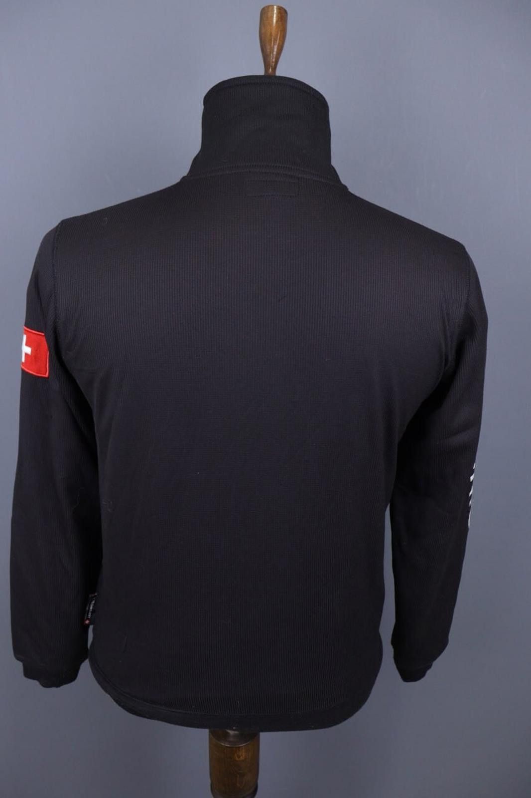 Designer X-Bionic Black Sweat Switzerland Flag Track Jacket Size S Size US S / EU 44-46 / 1 - 10 Thumbnail