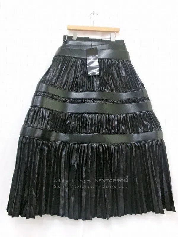 Junya Watanabe Junya Watanabe size S Belted pleated silhouette skirt Size 23" - 6 Thumbnail