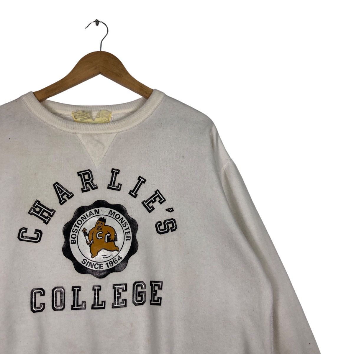 Japanese Brand × Vintage Charlie College Vintage Sweatshirt 90s Rare Large Size Size US L / EU 52-54 / 3 - 5 Thumbnail