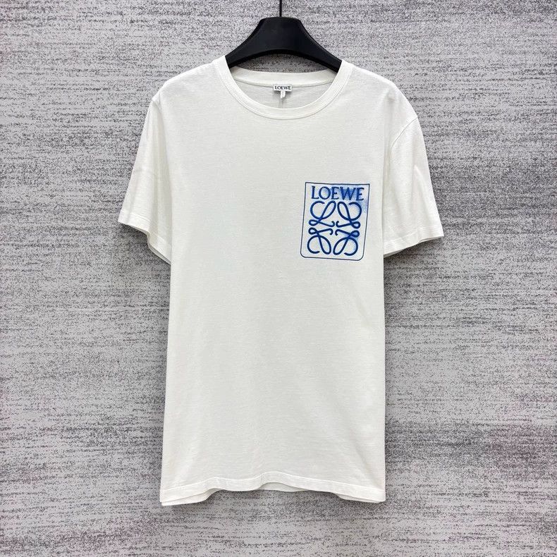 Loewe LOEWE Letter logo on white base short sleeve Size M / US 6-8 / IT 42-44 - 1 Thumbnail