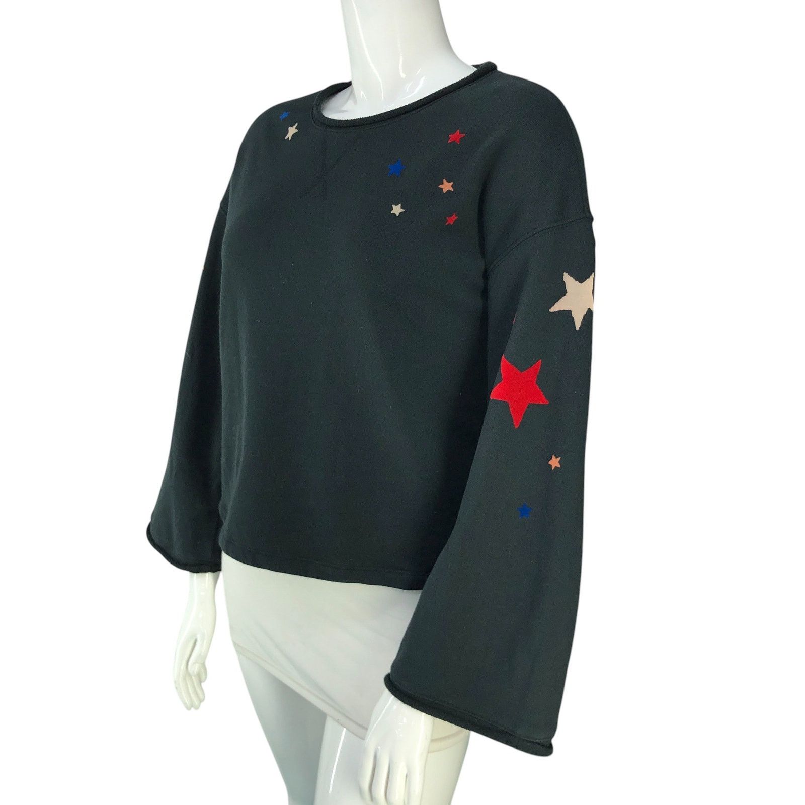 Madewell Madewell Size M Sweater Starry Night Sweatshirt Flare Sleeve Size M / US 6-8 / IT 42-44 - 4 Thumbnail