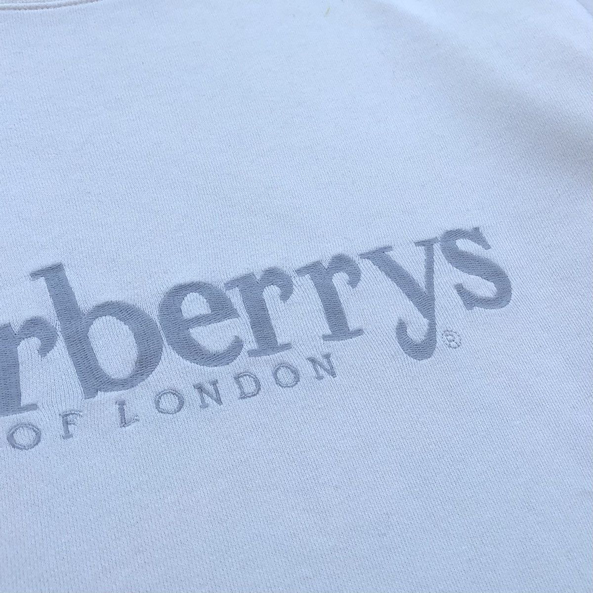 Burberry Vintage Burberrys Embroidery Spellout Sweatshirts Size US M / EU 48-50 / 2 - 4 Thumbnail
