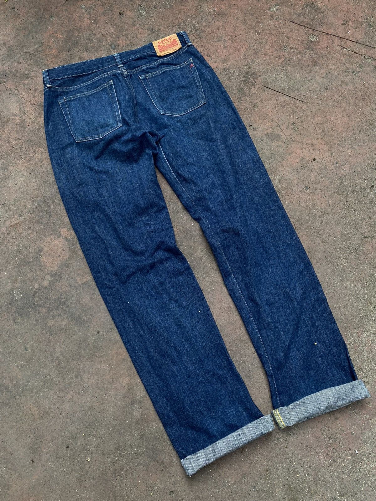 Replay replay blue jeans selvedge raw denim Size US 33 - 6 Thumbnail