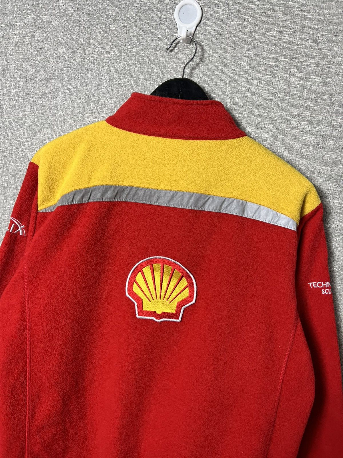 Ferrari Vintage Ferrari Shell Formula 1 Zip Up Fleece Jacket Size US M / EU 48-50 / 2 - 13 Thumbnail