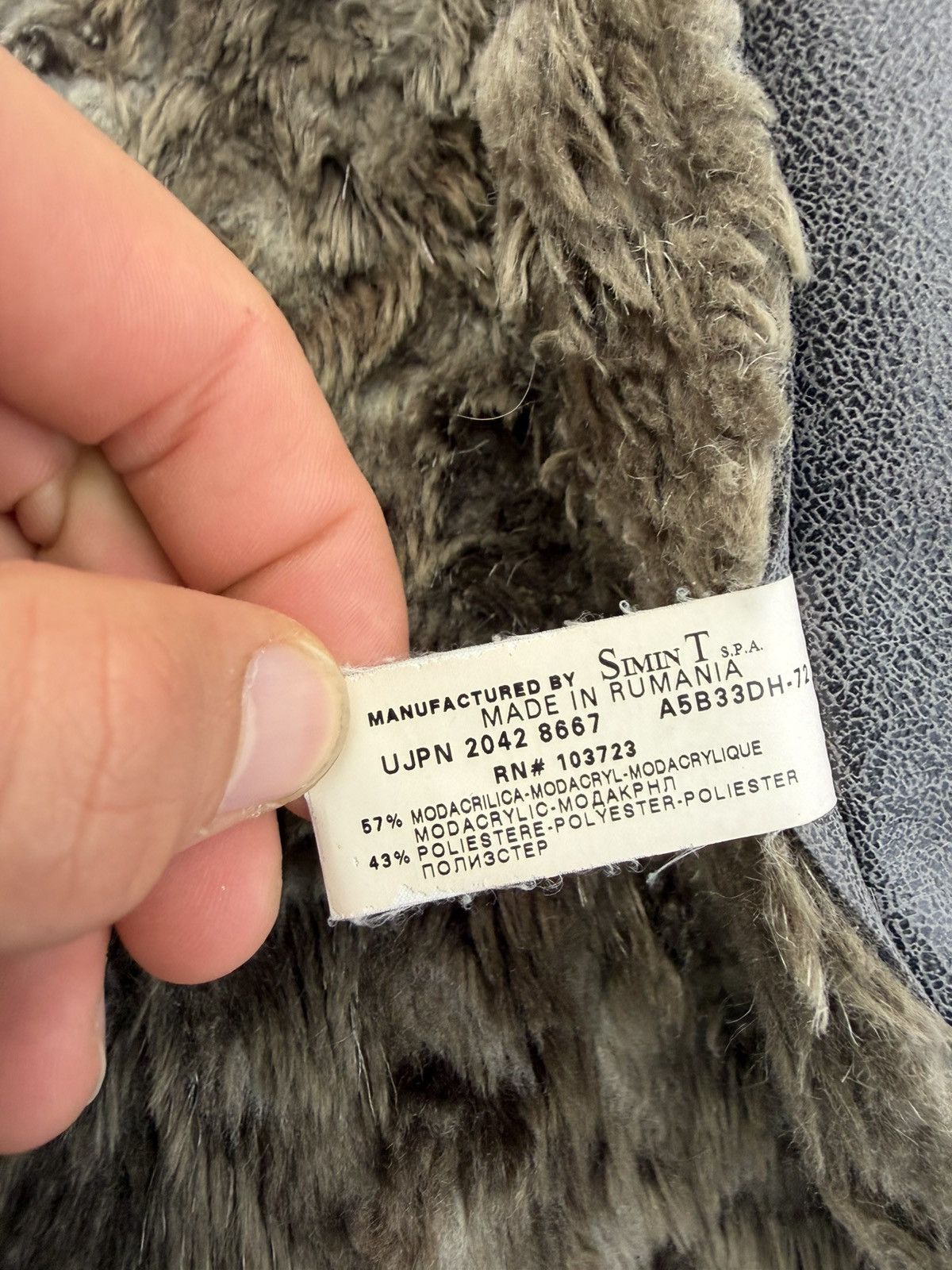 Armani Armani Jeans Suede Mohair Fuzzy Jacket Size S / US 4 / IT 40 - 11 Thumbnail
