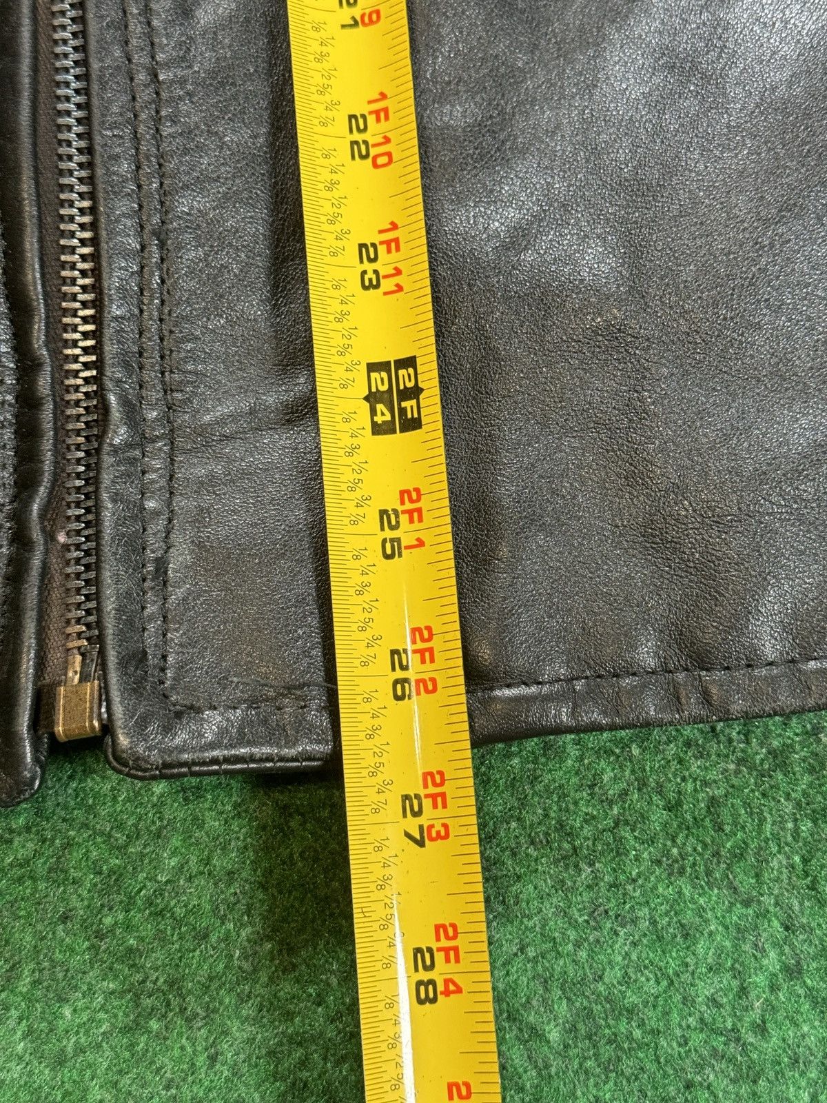 Sears × Vintage Vintage 60s 70s Leather Sears Biker Talon Zipper Jacket Size US L / EU 52-54 / 3 - 10 Thumbnail