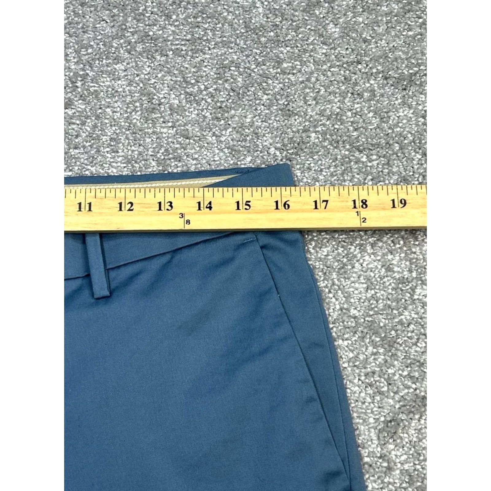 Banana Republic Banana Republic Chino Pants Mens 31 Blue Cotton Mid Rise Stretch Straight Leg Size US 31 - 3 Thumbnail
