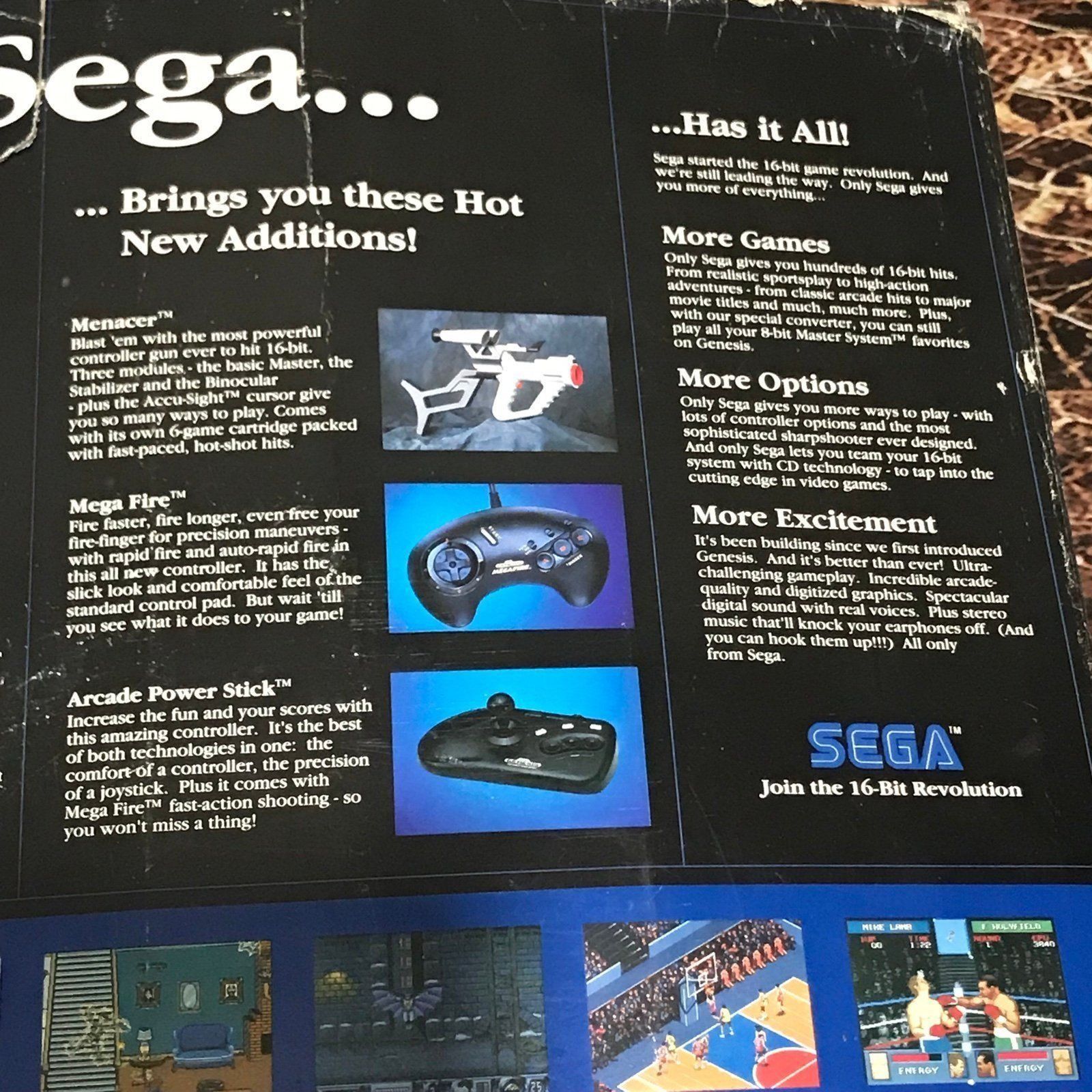 Other Sega Genesis 16-bit System W/ Alien Storm Size ONE SIZE - 3 Thumbnail