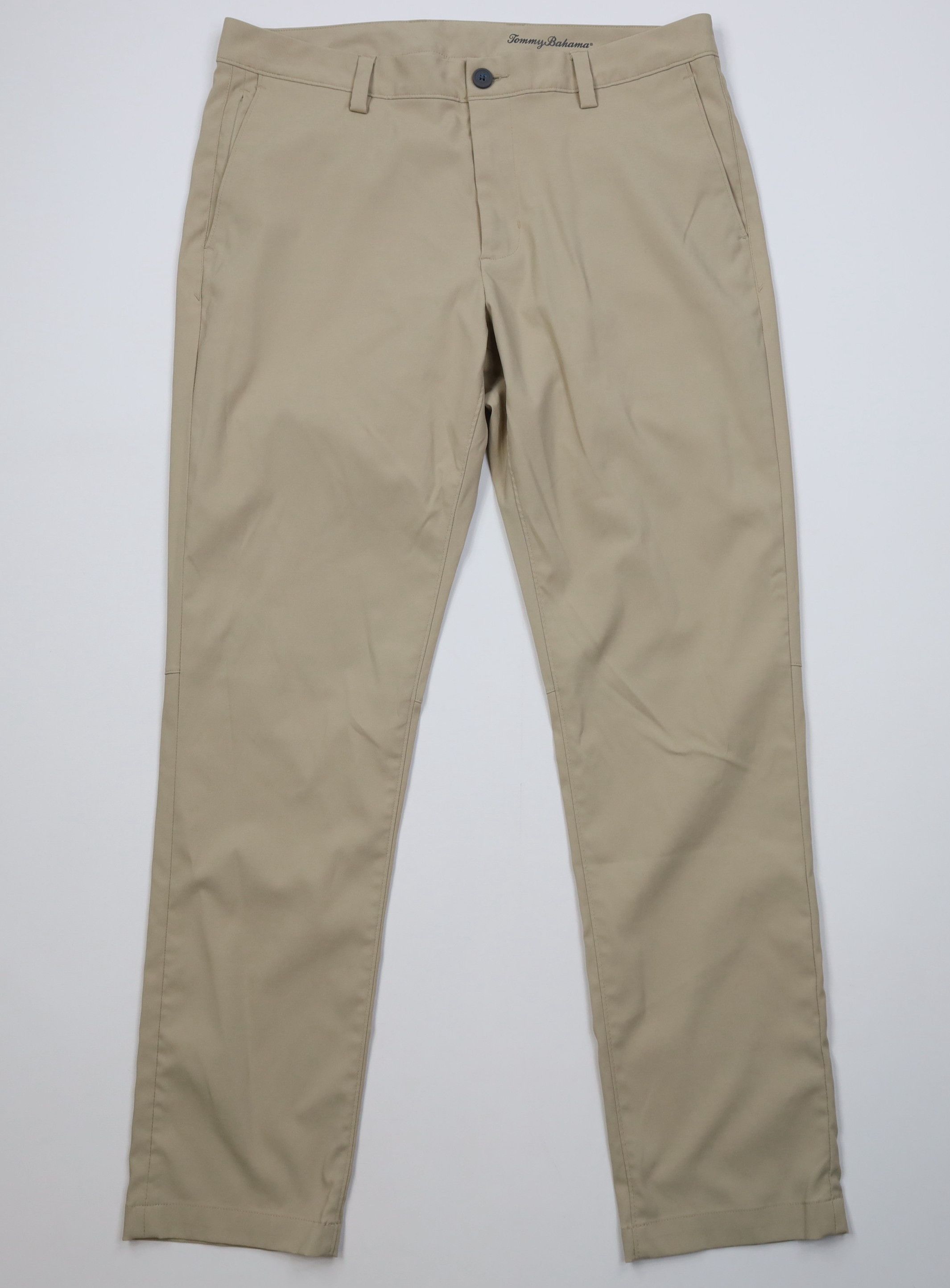 Tommy Bahama Tommy Bahama Tech Knit Straight Leg Golf Chino Pants Beige Size US 34 / EU 50 - 1 Thumbnail