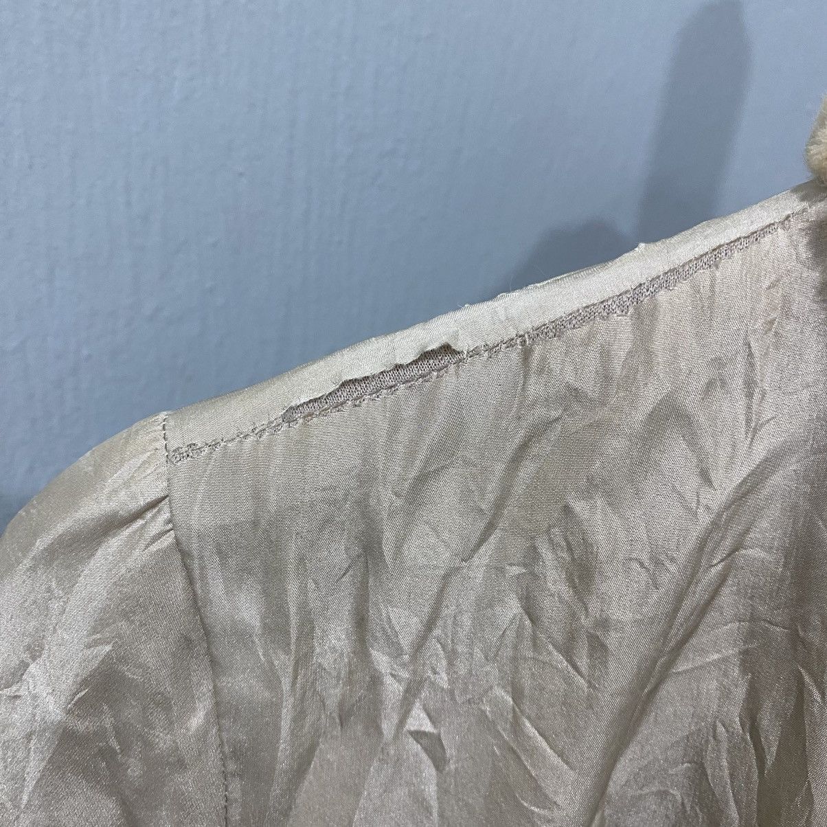Balmain VINTAGE BALMAIN 1990s Reversible Striped Rabbit Fur Coat L Size L / US 10 / IT 46 - 16 Thumbnail