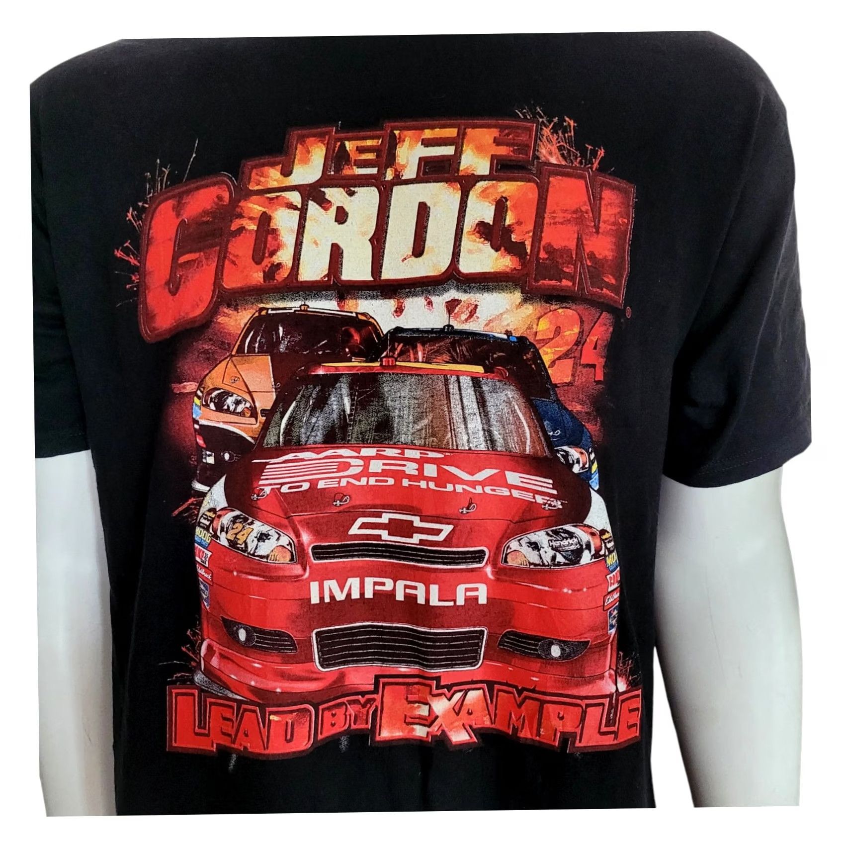 Chase Authentics VINTAGE Jeff Gordon NASCAR T-Shirt XL Chase Authentics Lead by Example #24 Chevy Impala Mens Size US XL / EU 56 / 4 - 6 Thumbnail