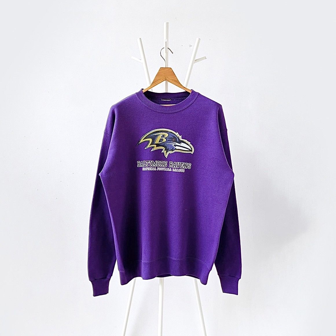 Vintage Vintage Baltimore Ravens NFL sweatshirt/ L Size US L / EU 52-54 / 3 - 1 Thumbnail