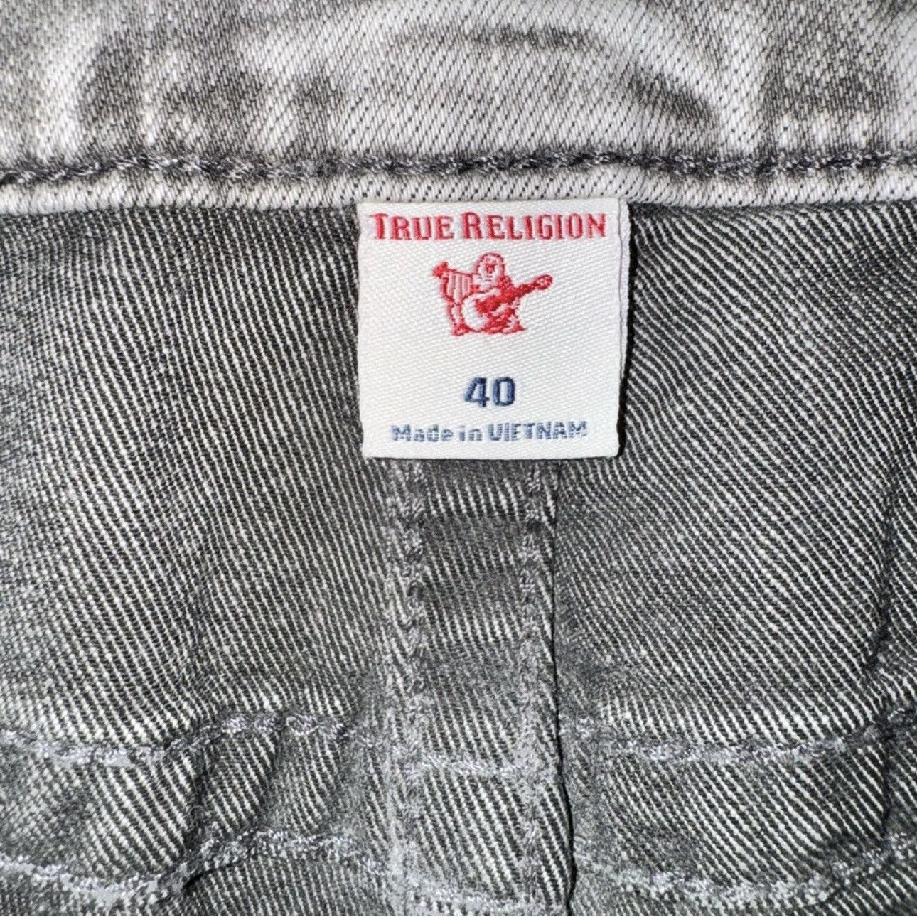 True Religion True Religion Acid Washed Rocco Relaxed Skinny (w40) Size US 40 / EU 56 - 5 Thumbnail