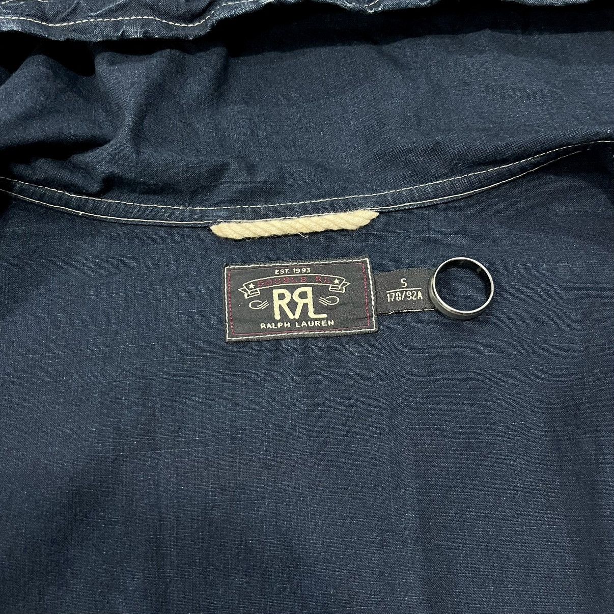 RRL Ralph Lauren RRL Indigo Pullover Hooded Jacket Size US M / EU 48-50 / 2 - 6 Thumbnail