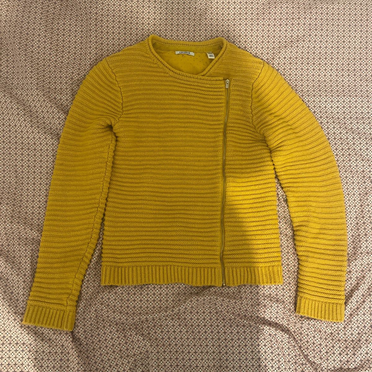 Other Nice Autumn yellow and gold sweater with zipper. Size S / US 4 / IT 40 - 1 Thumbnail