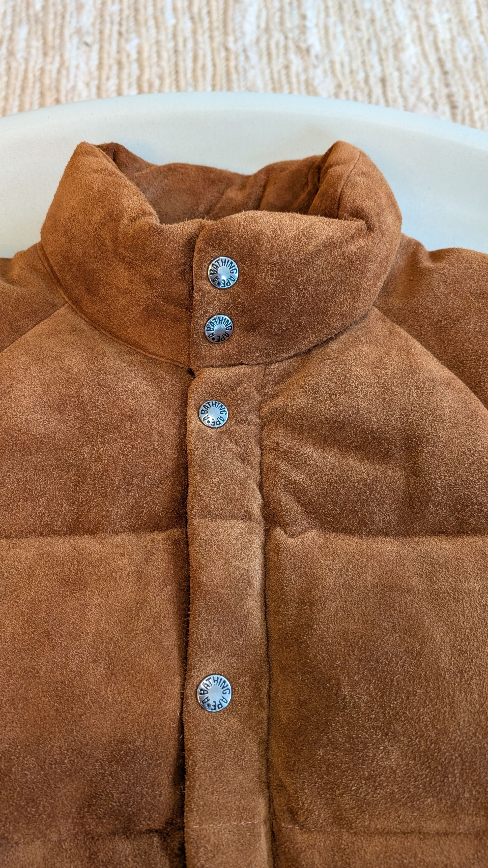 Bape RARE Bape Suede Down Jacket [FINAL DROP] Size US M / EU 48-50 / 2 - 3 Thumbnail