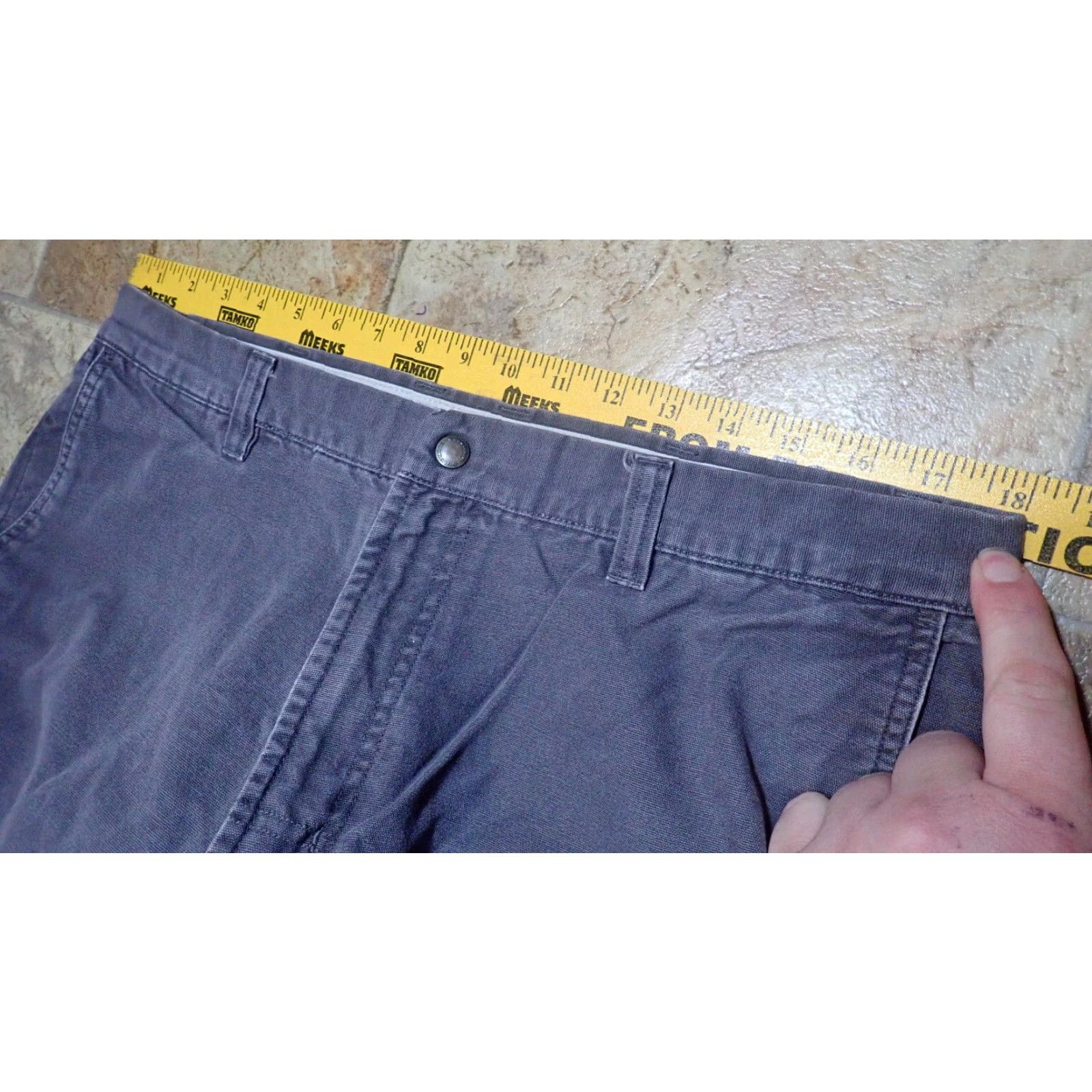 CLOT VINTAGE Columbia Mens Pants 36 Gray Cotton Canvas Straight Leg Work Hiking Casual 90s Mens Size US 36 / EU 52 - 6 Thumbnail