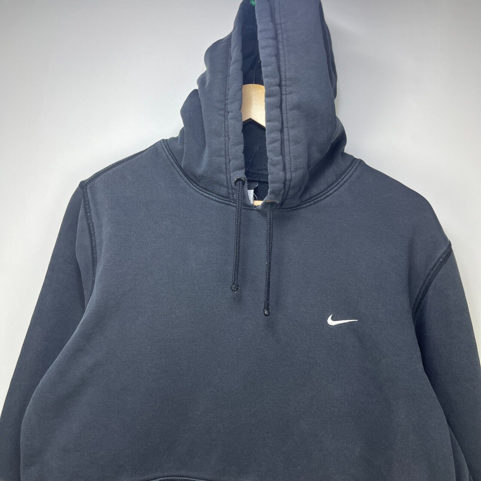 Nike × Vintage Vintage Nike Swoosh Faded Hoodie Large Y2K Size US L / EU 52-54 / 3 - 2 Thumbnail