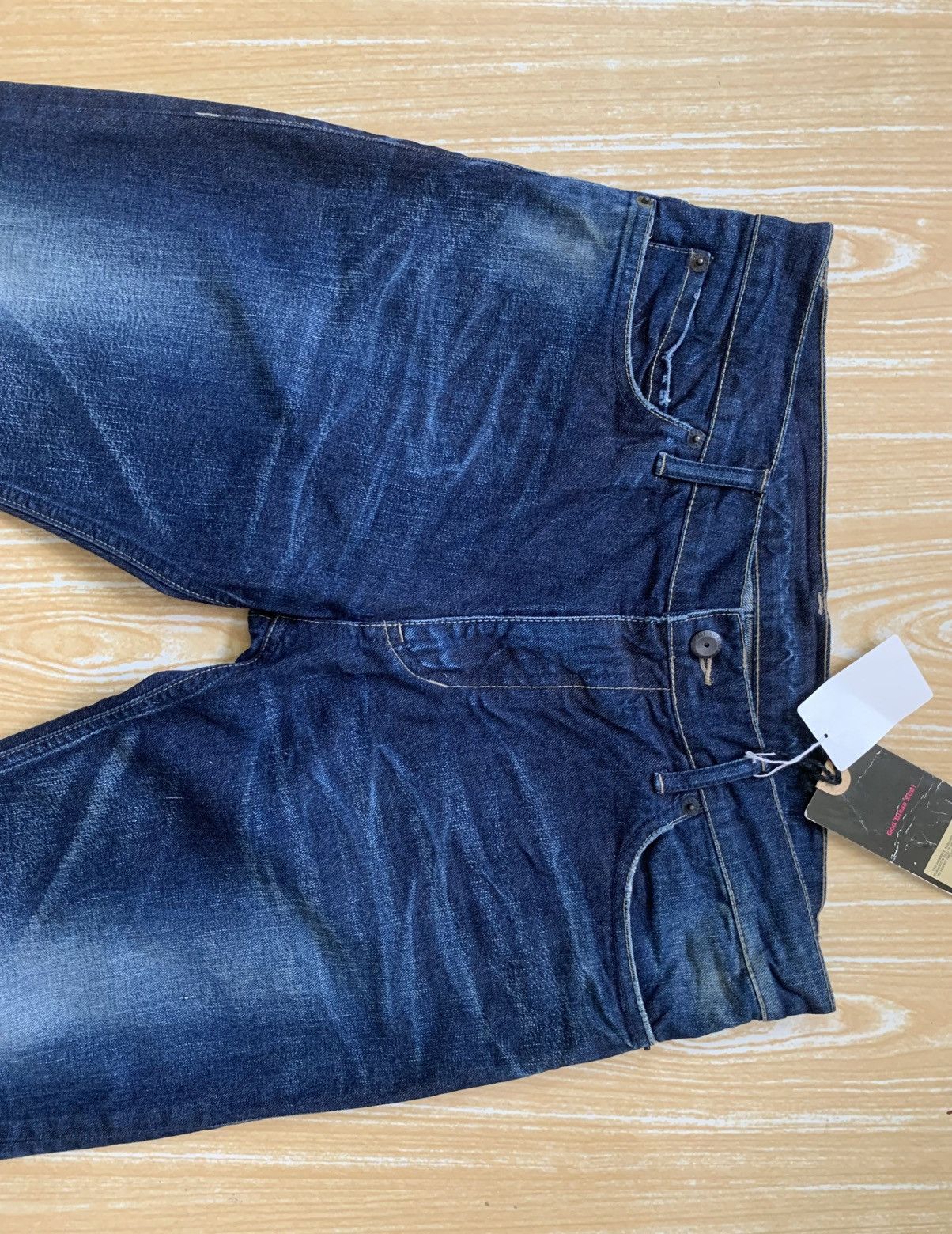 Designer × Japanese Brand 🔥 291295 Homme Japanese Brand Denim Pants New With Tag Size US 34 / EU 50 - 9 Thumbnail