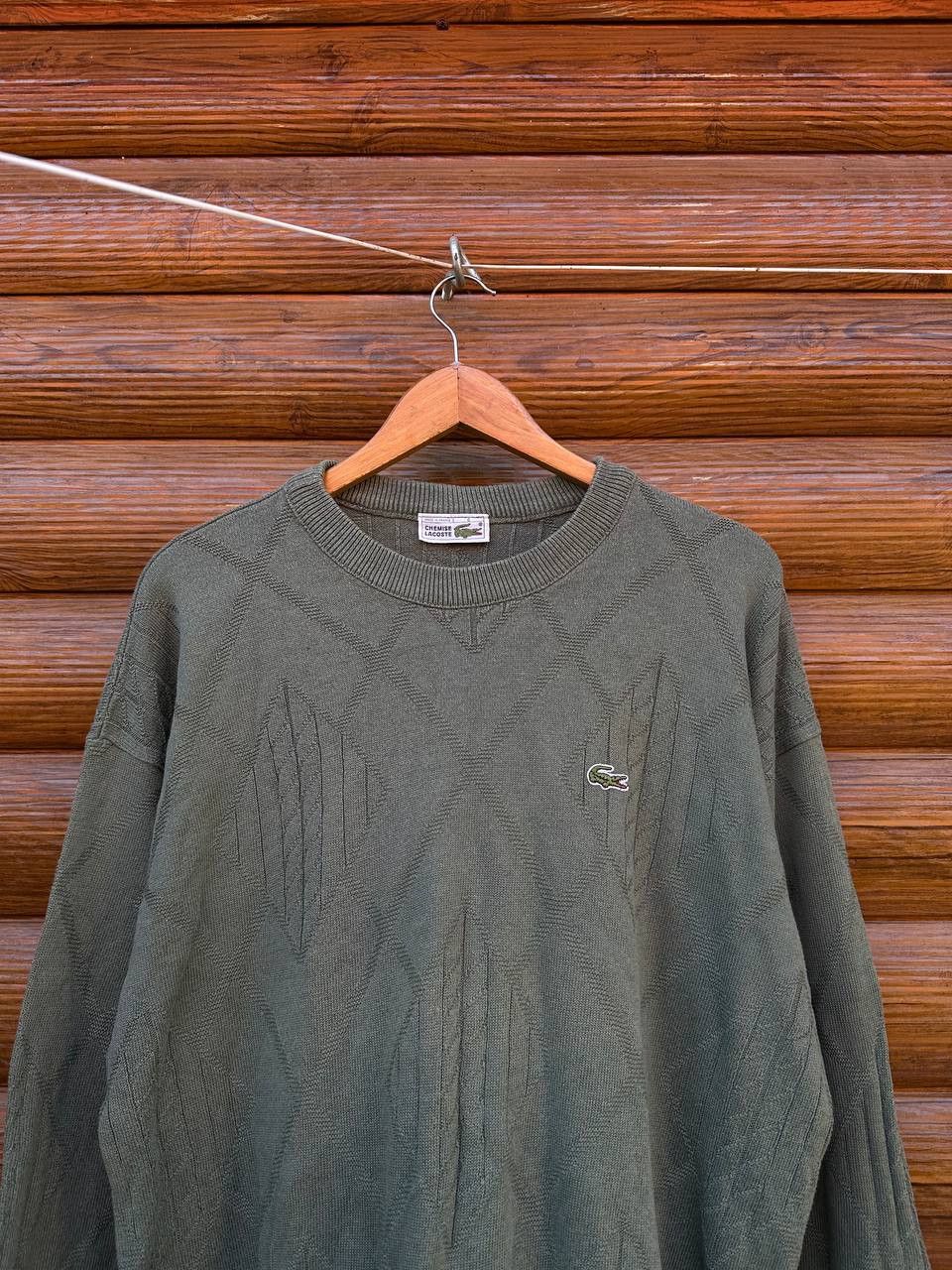 Lacoste Vintage Lacoste Chemise Knit Sweater Size US XL / EU 56 / 4 - 2 Thumbnail