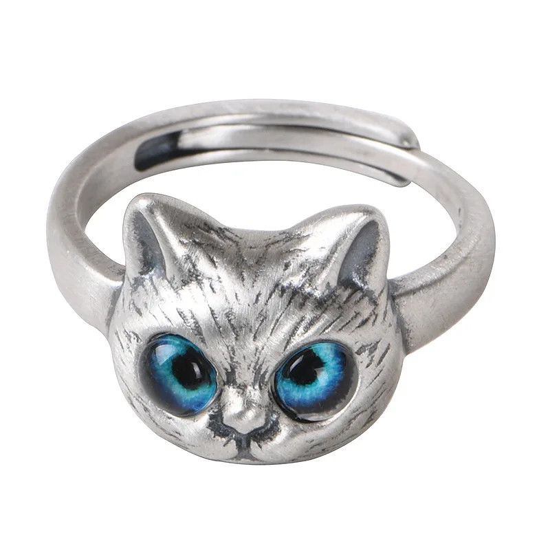 Jewelry × Vintage Vintage Cute Cat Ring Size ONE SIZE - 1 Thumbnail