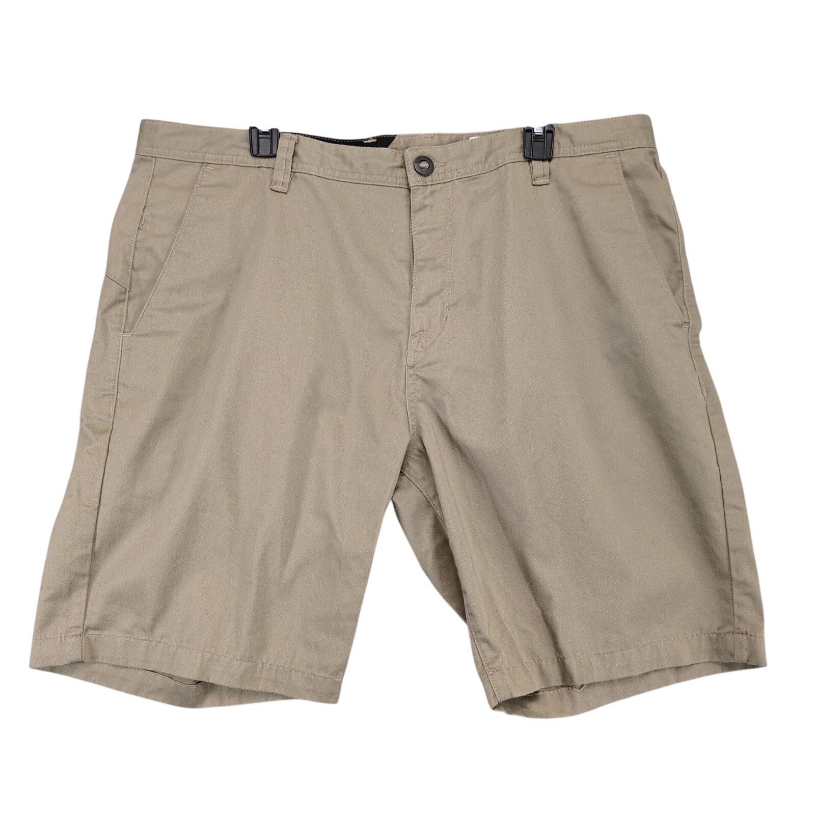 Volcom Volcom True to This Tan Khaki Chino Shorts 38x9.5" Pockets Size US 38 / EU 54 - 1 Thumbnail
