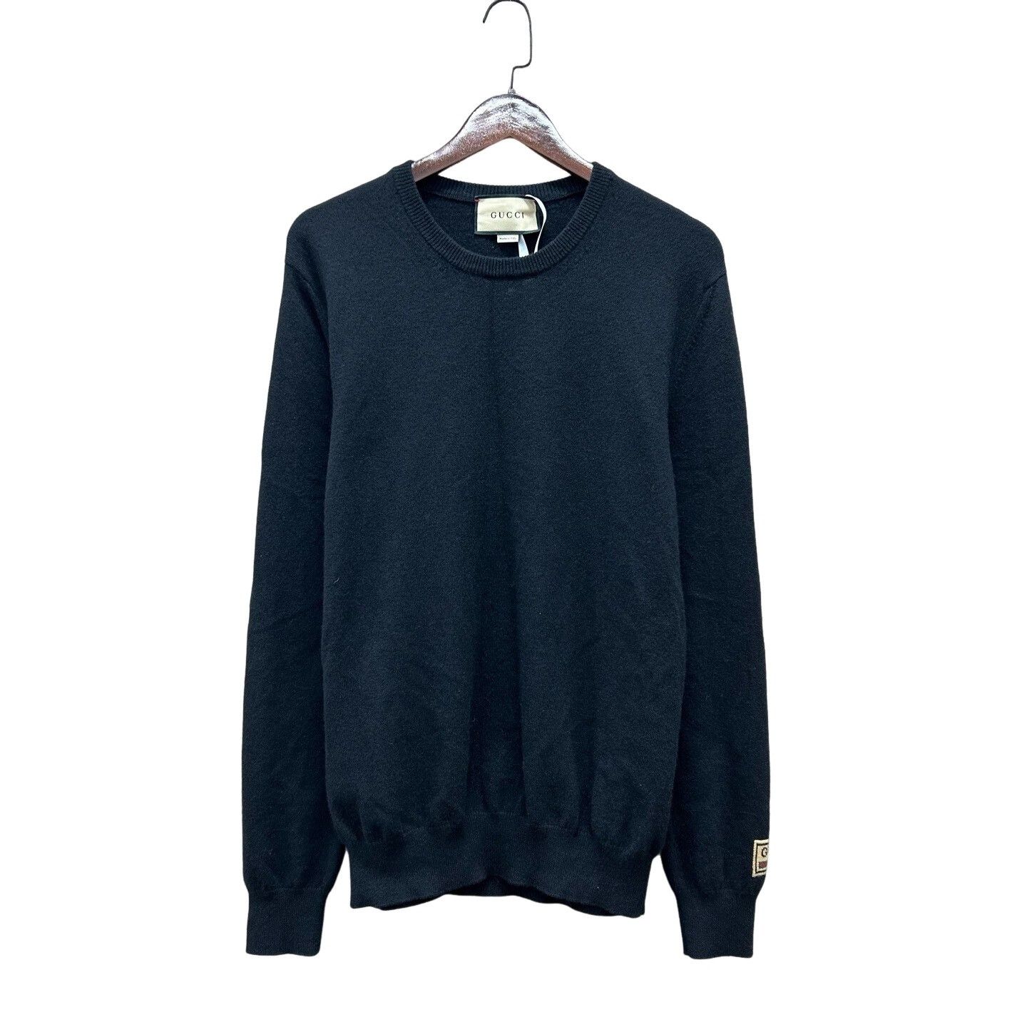 Gucci Gucci Logo Patch Cashmere Sweater Size XL Size US XL / EU 56 / 4 - 1 Thumbnail