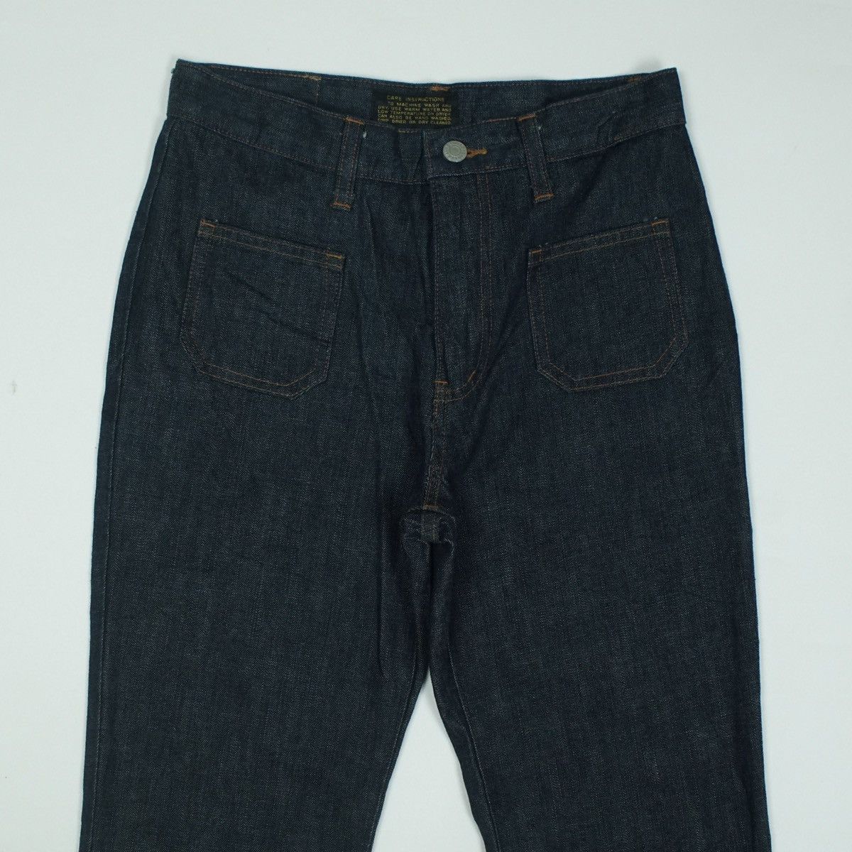 Studio D'Artisan *NoTariff Studio D'Artisan Flare Denim Pants Size 28" / US 6 / IT 42 - 3 Thumbnail