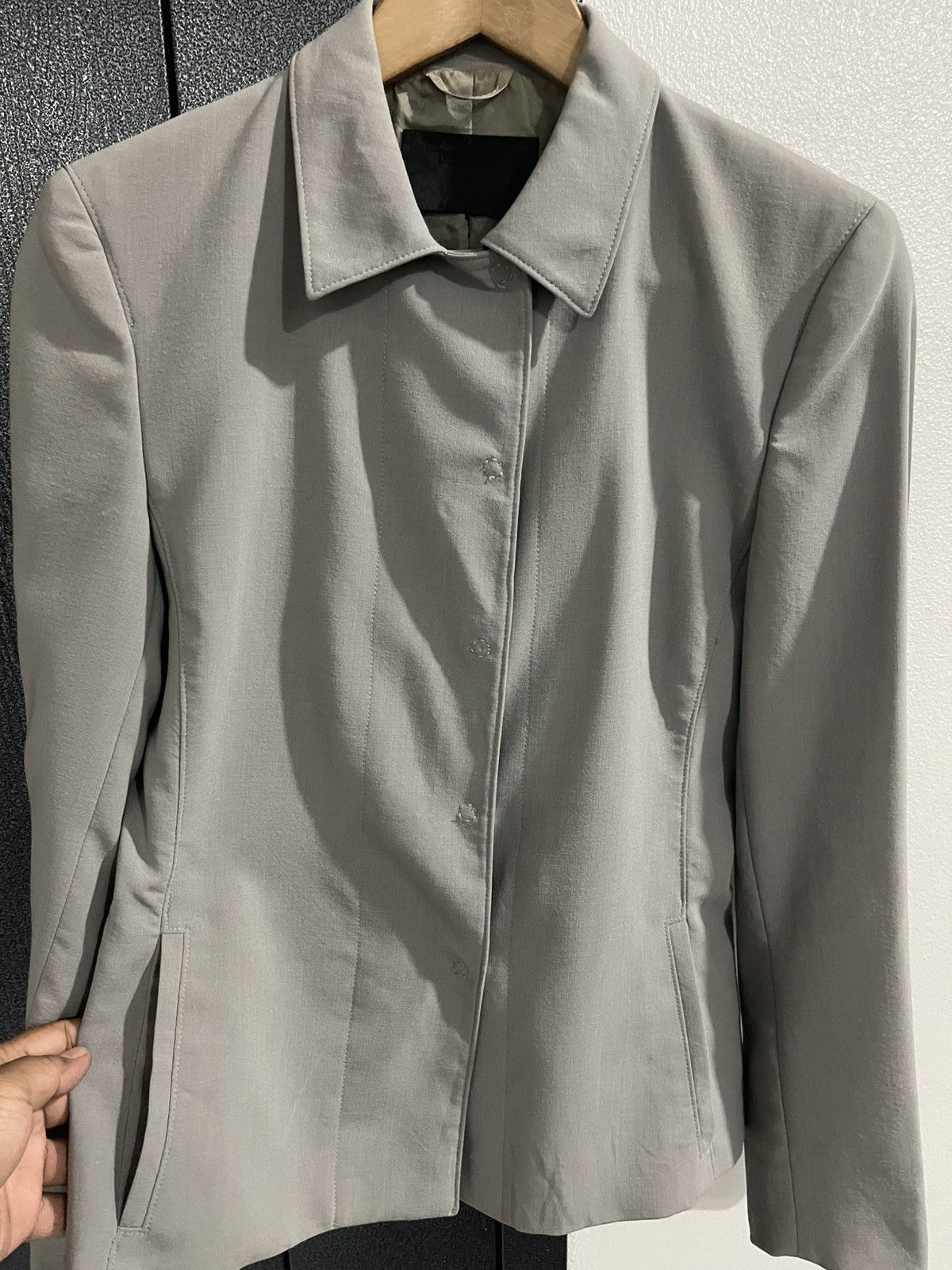 Prada × Vintage Vintage Prada Milano Snap Button Jacket Size XXS / US 00 / IT 34 - 11 Thumbnail