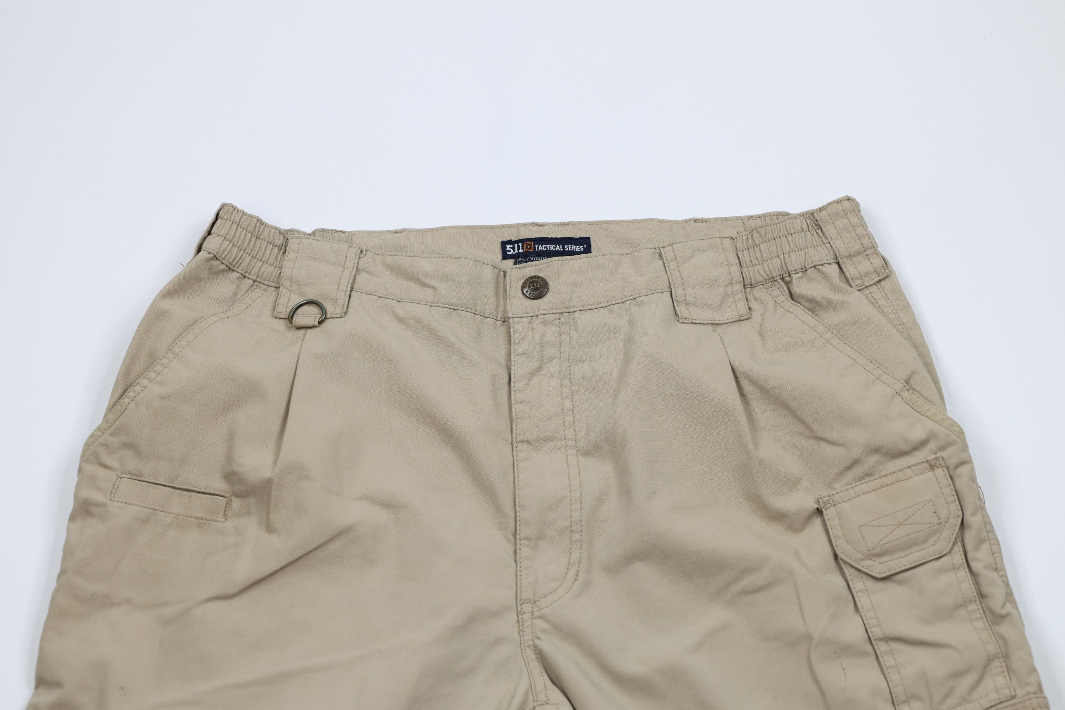 Vintage 5.11 Tactical Series Ripstop Double Knee Cargo Pants Beige Size US 36 / EU 52 - 2 Thumbnail