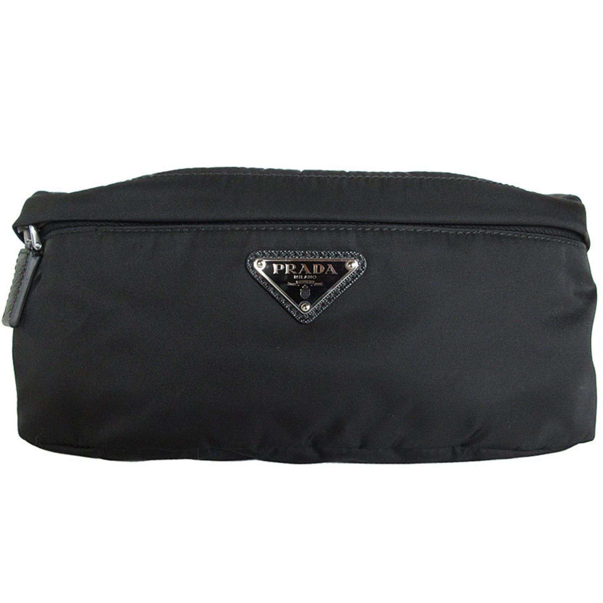 Prada PRADA Body Bag Nylon Black Silver Men's s0423f Size ONE SIZE - 1 Thumbnail