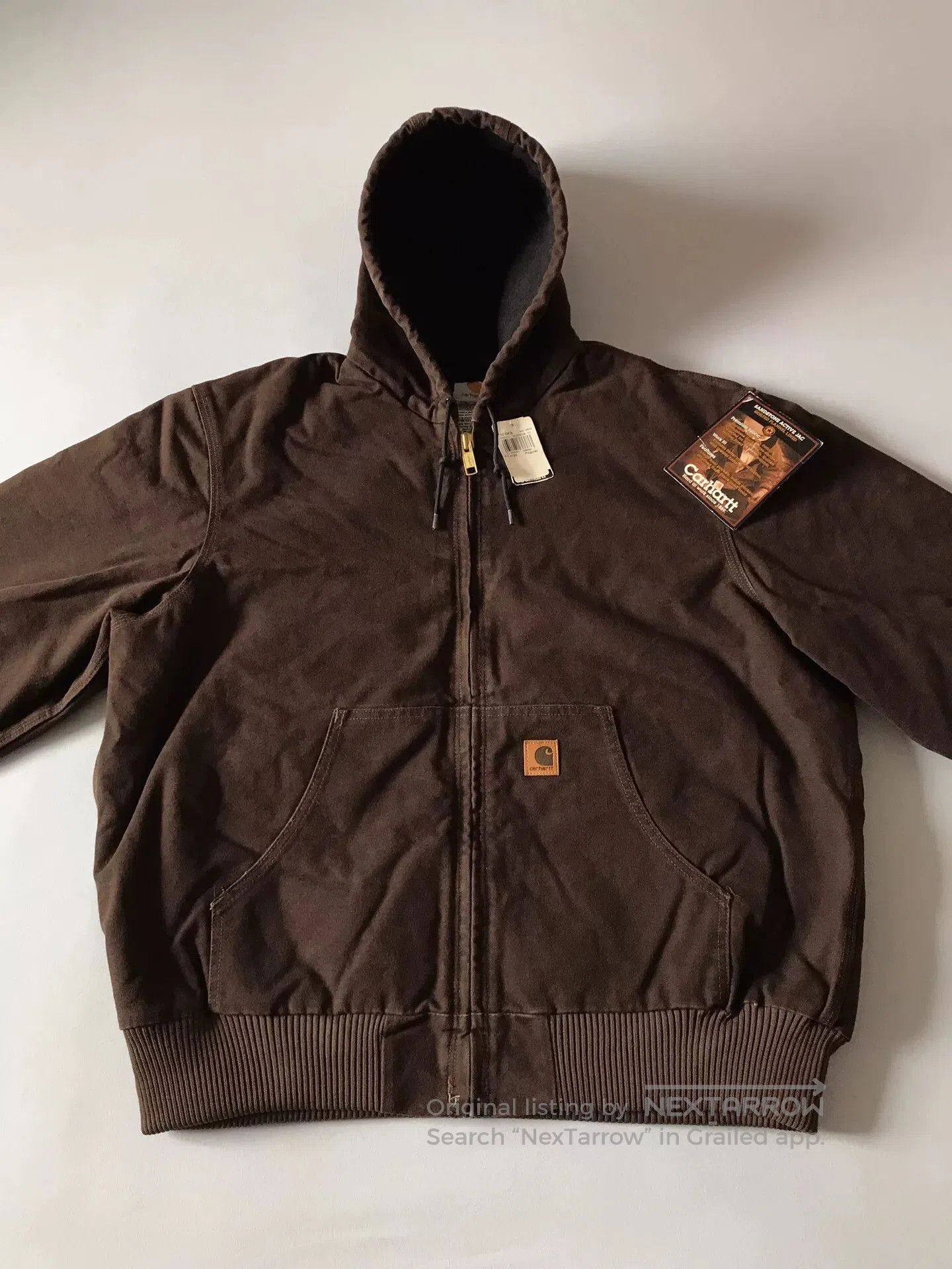 Carhartt Carhartt J130 Hooded Work Jacket. Size US XL / EU 56 / 4 - 4 Thumbnail