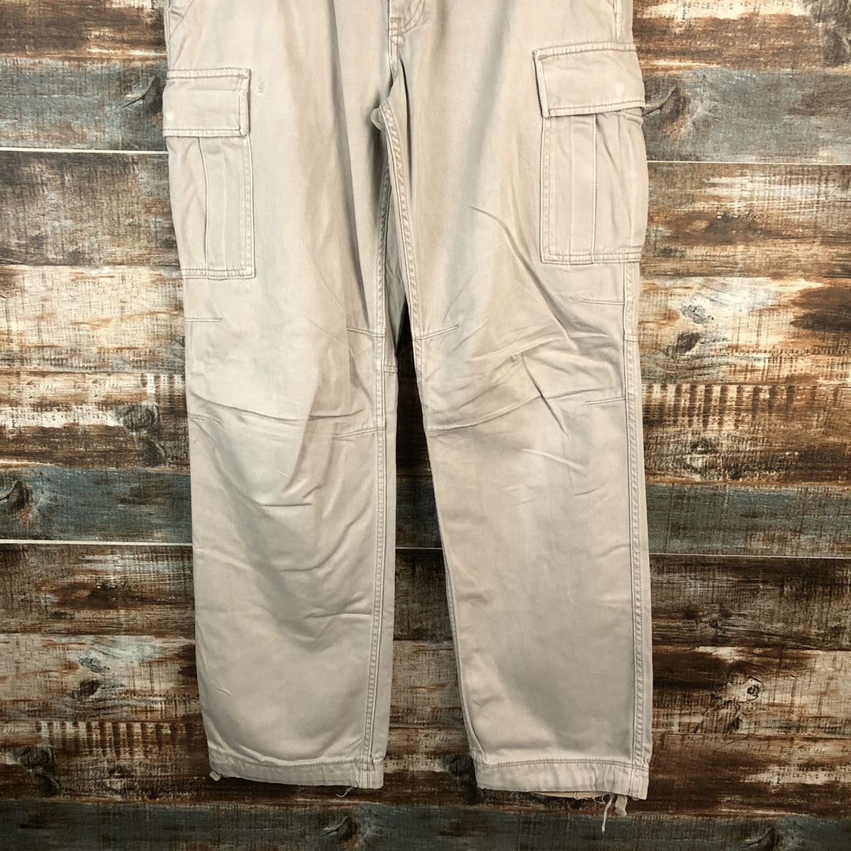 Japanese Brand DL Uniqlo Brown Cargo Multipocket Pants #C213 Size US 33 - 3 Thumbnail