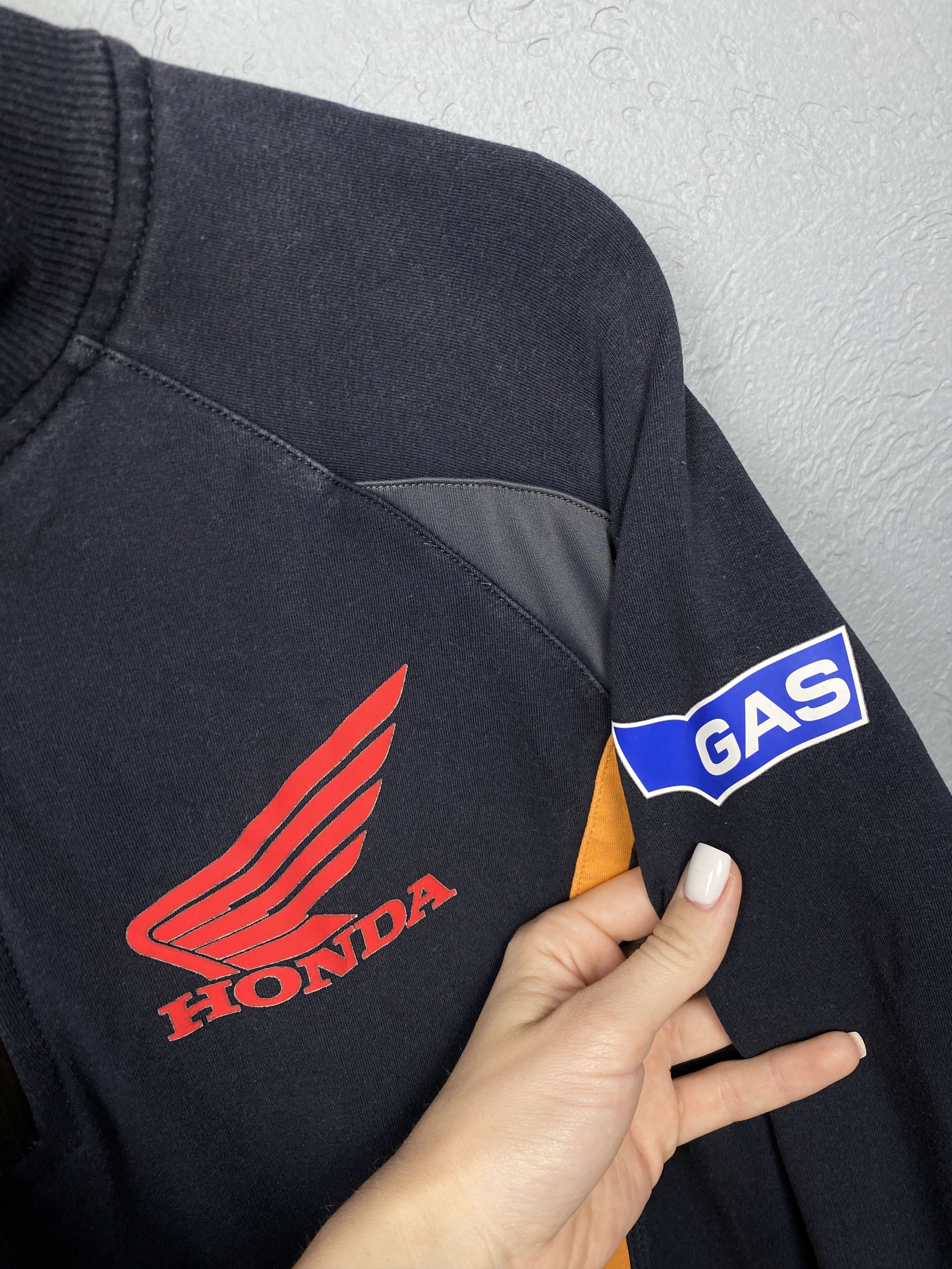 Honda Honda Racing Team Vintage Mens 1\4 Zip Sweatshirt Size US XL / EU 56 / 4 - 4 Thumbnail