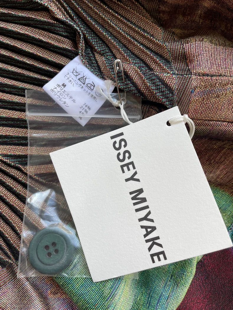 Issey Miyake Issey Miyake size:2 Blue-green main plant and floral coat Size M / US 6-8 / IT 42-44 - 7 Thumbnail