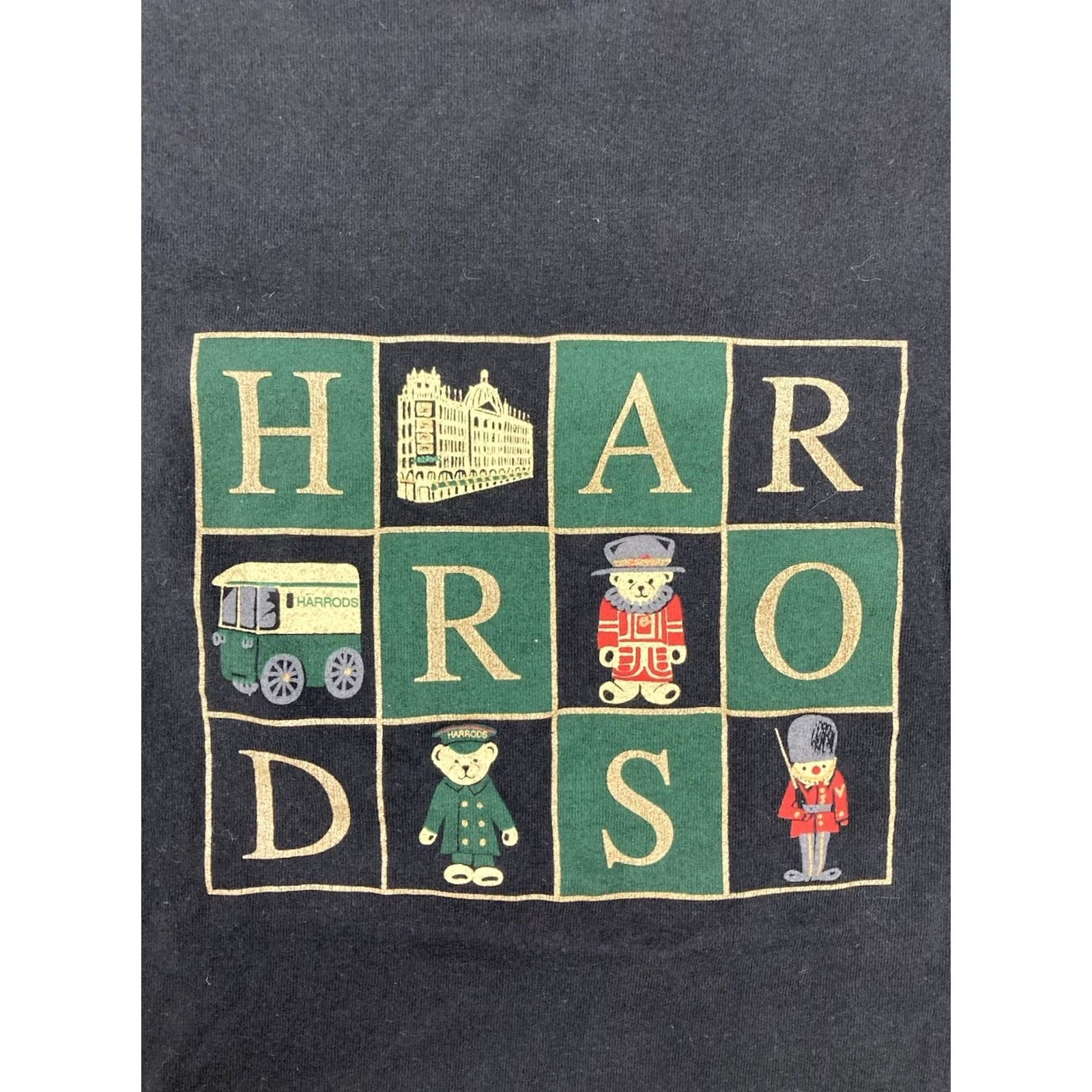 Harrods VINTAGE Harrods Graphic T-shirt Men Large Black Short Sleeve 90s Size US L / EU 52-54 / 3 - 2 Thumbnail