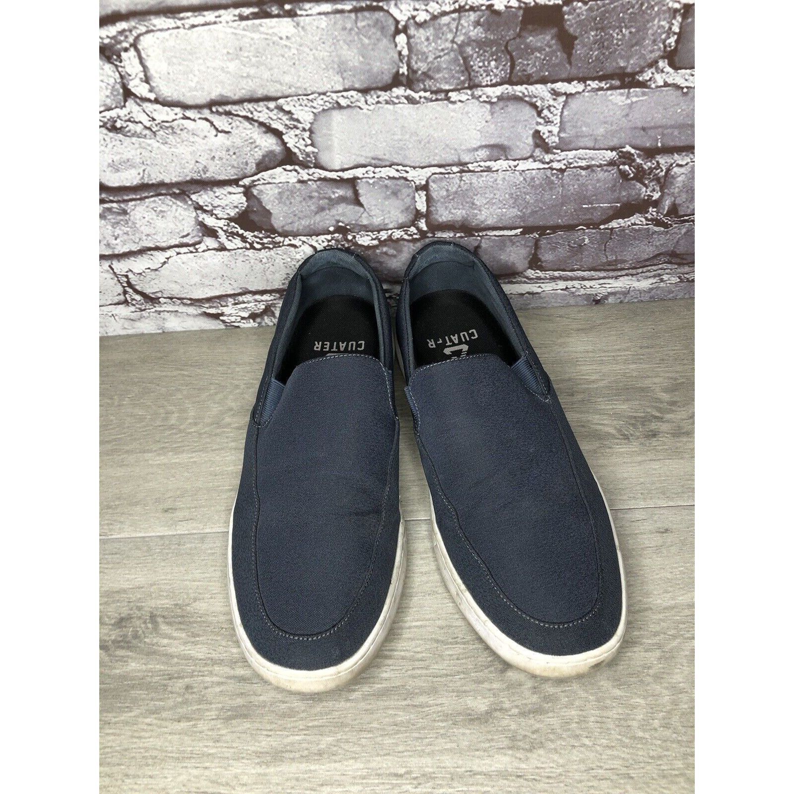 Other Cuater Tracer Navy Blue Canvas Fabric Slip On Casual Shoes M Size US 13 / EU 46 - 24 Thumbnail