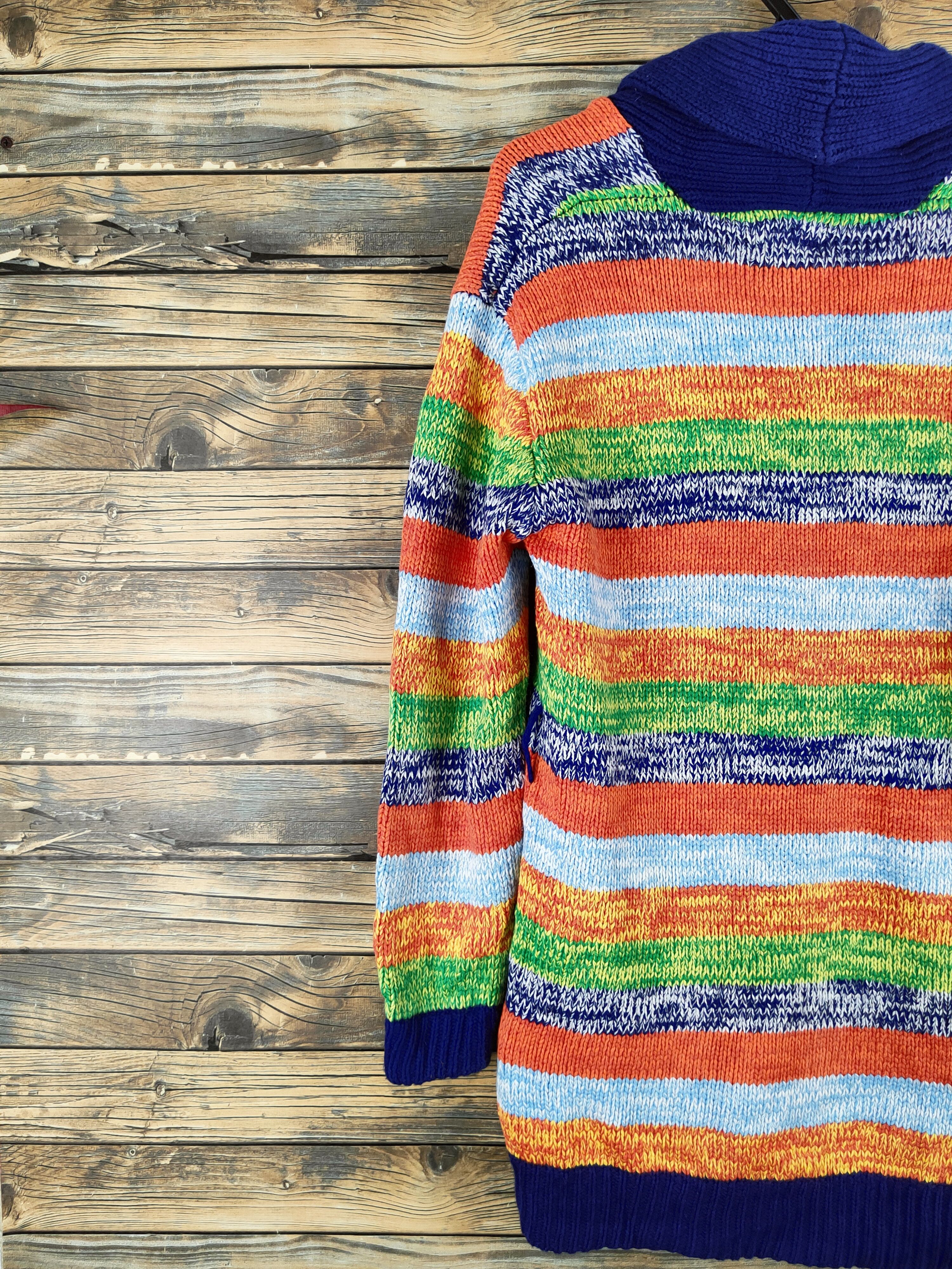 Japanese Brand DL Rodeo Crowns Mix Color Knitwear Cardigan# 46-143 Size US S / EU 44-46 / 1 - 8 Thumbnail