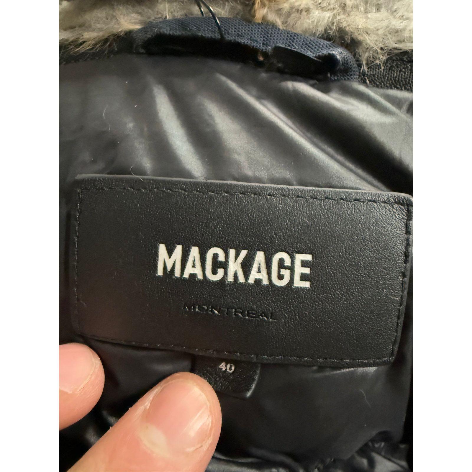 Mackage Mackage Jacket Navy Fur Used 40 Size US S / EU 44-46 / 1 - 4 Thumbnail