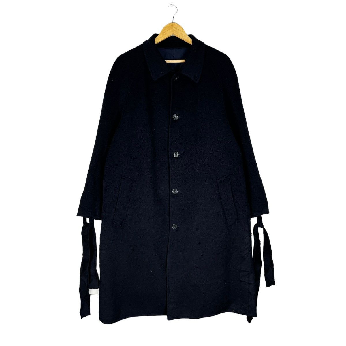 Issey Miyake 🔥ISSEY MIYAKE STUDIO WOOL LONG COAT JACKET Size US L / EU 52-54 / 3 - 2 Thumbnail