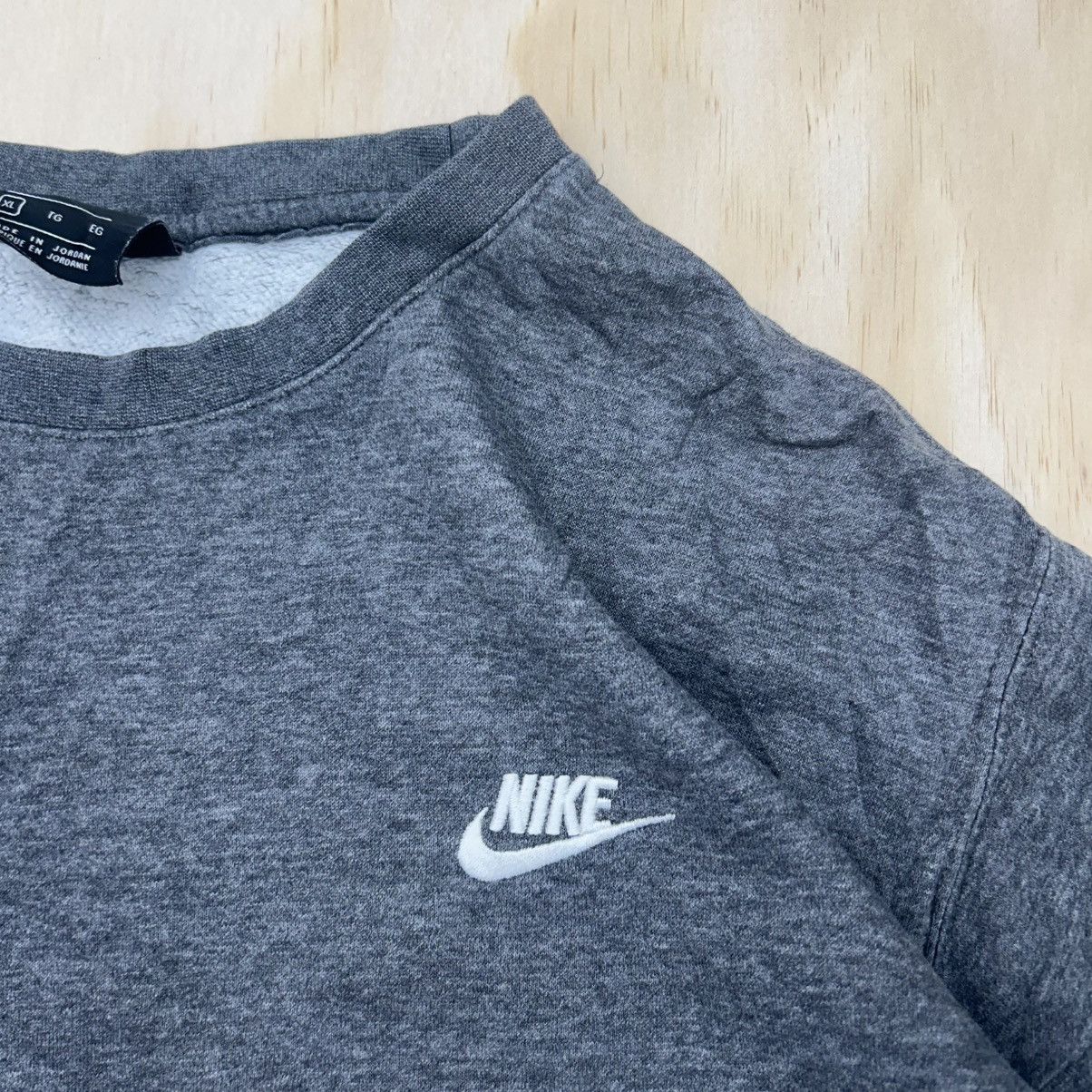 Nike Grey Vintage Nike Sweatshirt Crewneck Size US XL / EU 56 / 4 - 3 Thumbnail