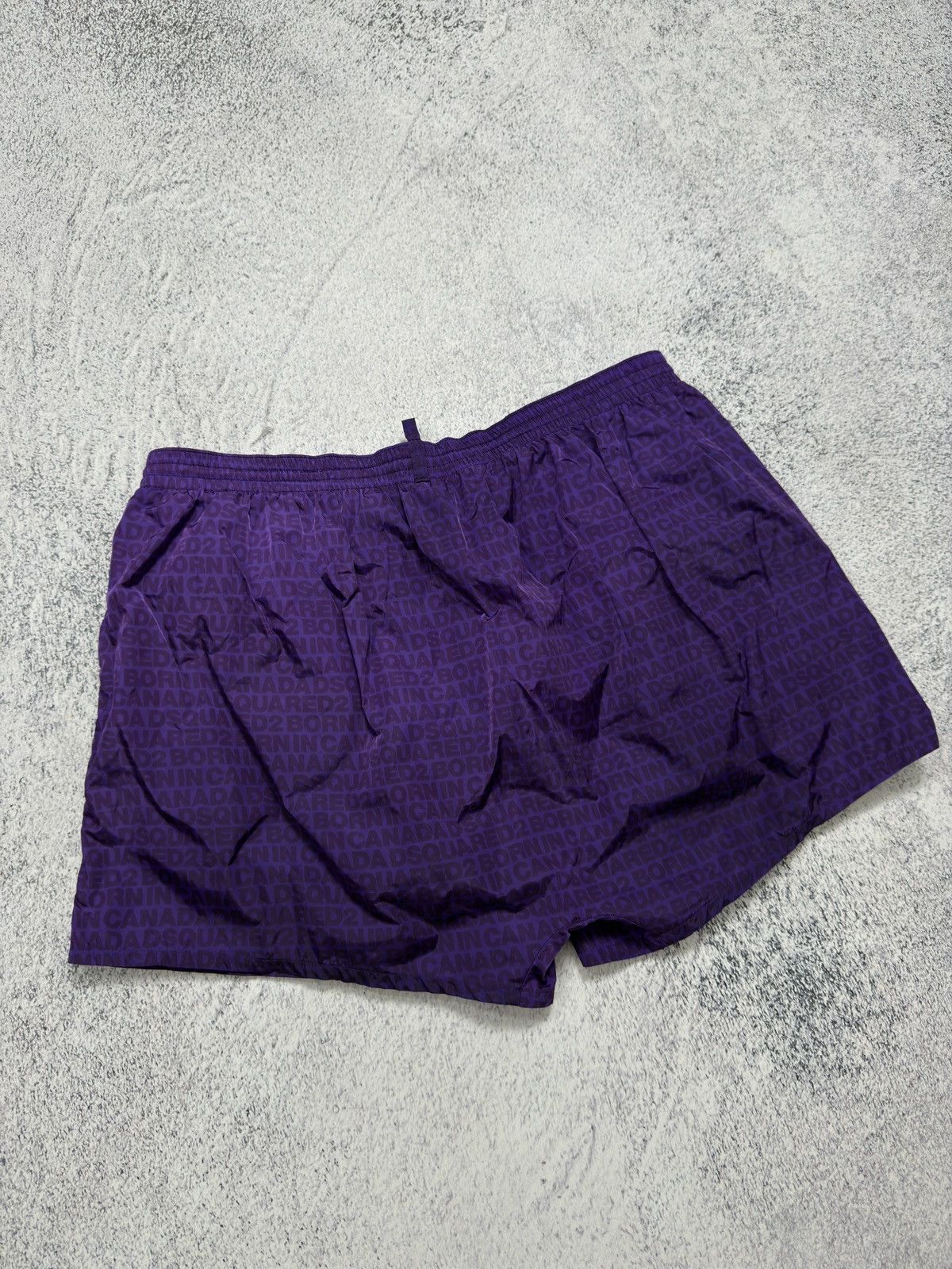 Dsquared2 LUXURY DSQUARED2 NYLON SWIMMING MONOGRAM SHORTS MEN’S Size US 34 / EU 50 - 9 Thumbnail