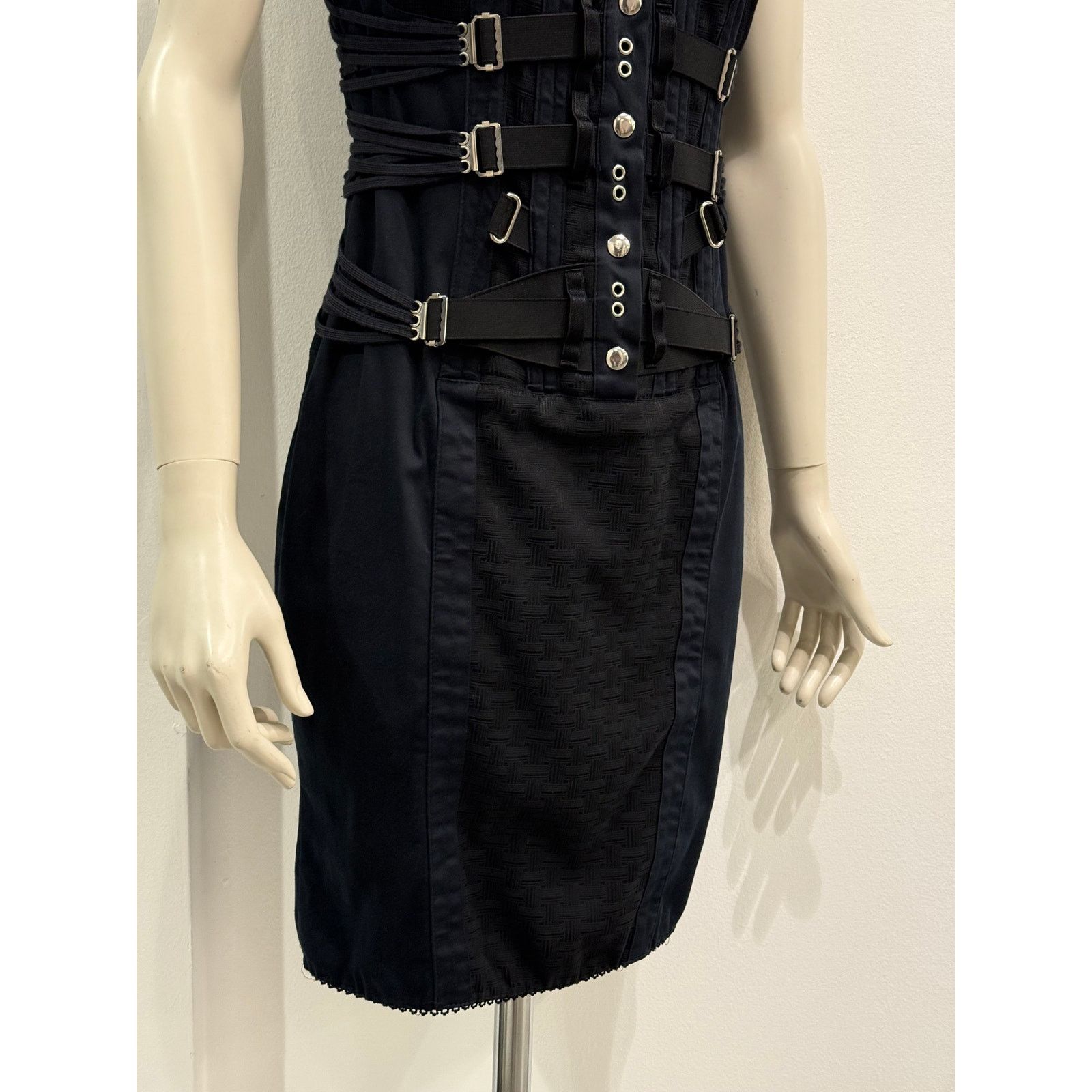 Dolce & Gabbana S/S2004 Dolce & Gabbana bondage corseted dress Size M / US 6-8 / IT 42-44 - 7 Thumbnail