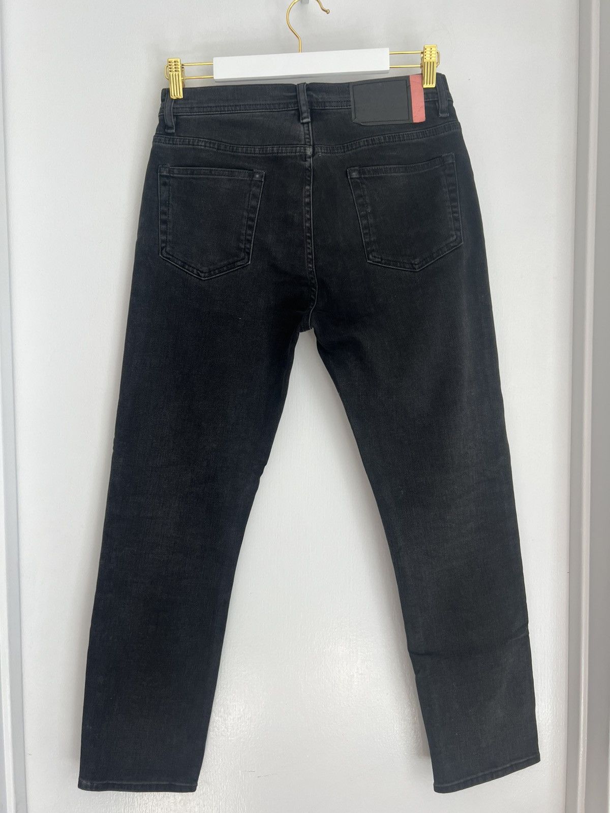 Acne Studios Acne Studios - River Used Blk Jeans (29/32) Size US 29 - 2 Thumbnail