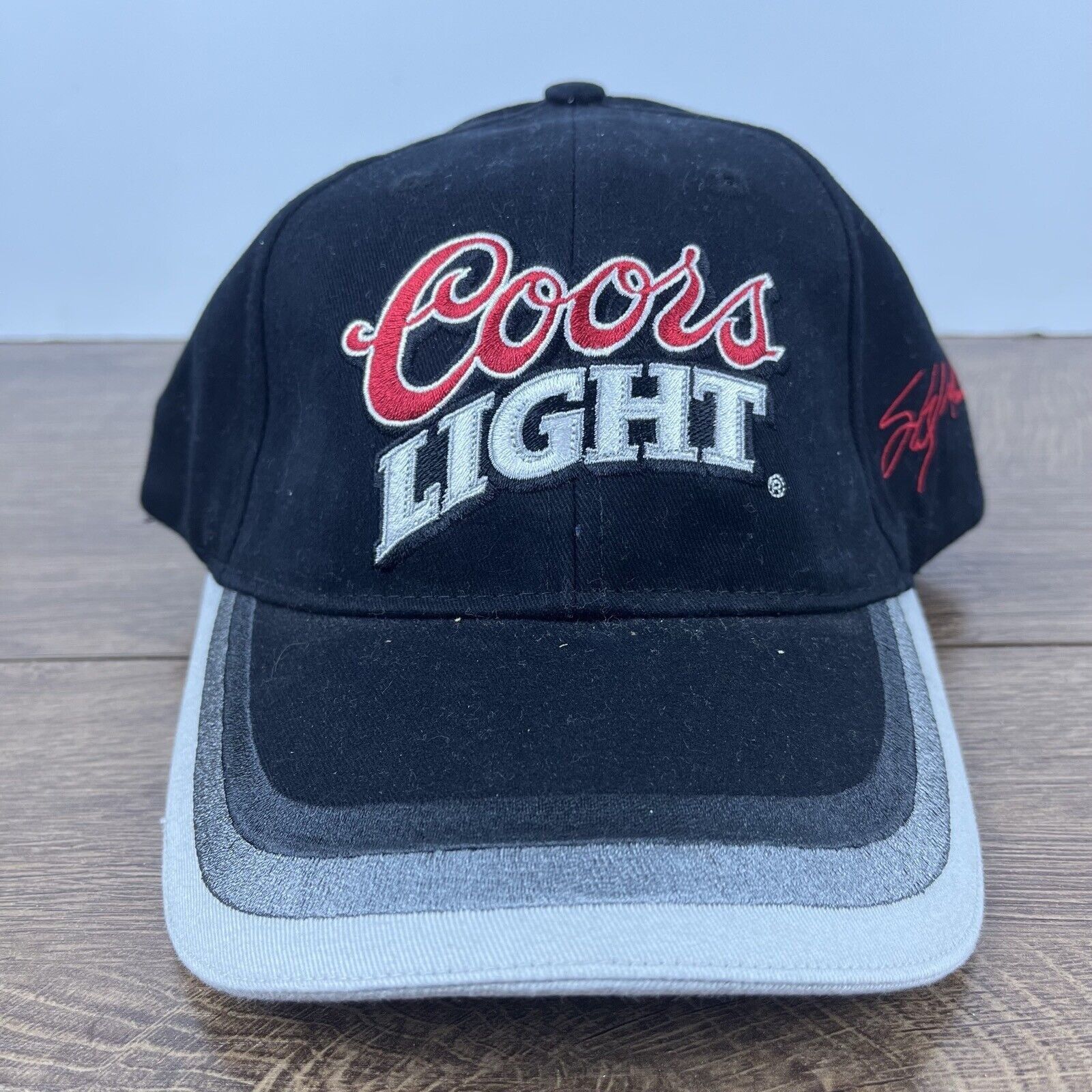 Other Sterling Martin 40 Hat NASCAR Coors Light Hat Adjustable Bla Size ONE SIZE - 2 Thumbnail